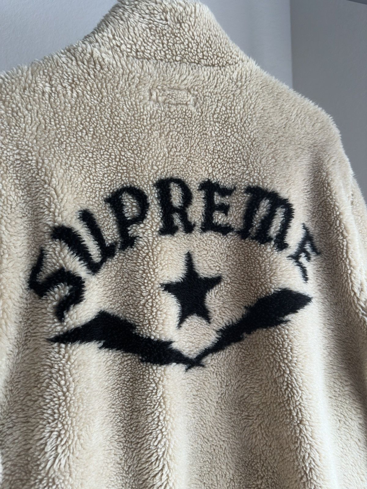 Supreme Star Fleece Beige Size US M / EU 48-50 / 2 - 3 Thumbnail