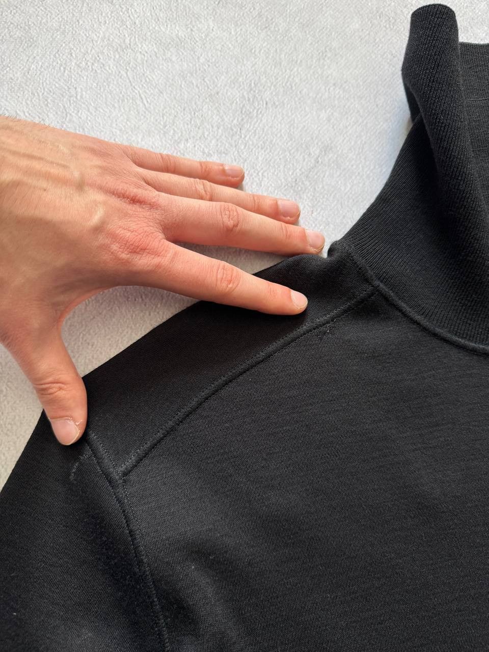 Prada Prada 2006 Black Tab Top Turtleneck Wool Sweater Size US XXL / EU 58 / 5 - 8 Thumbnail