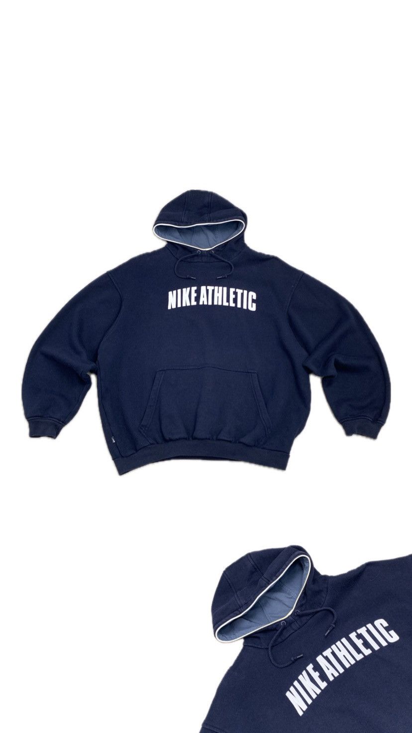 Vintage Nike hoodie Nike Athletic 90s boxyfit big logo