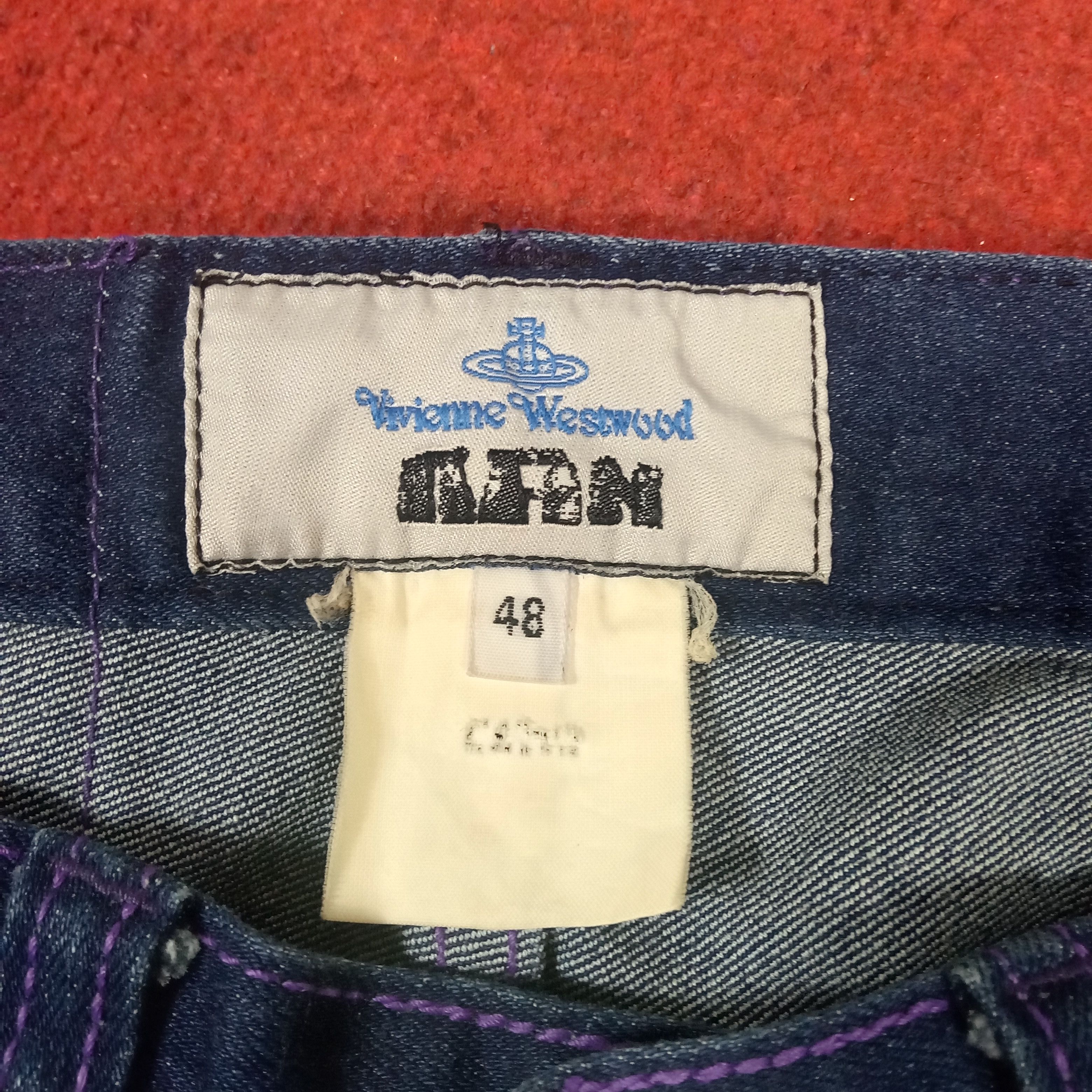 Designer × Vivienne Westwood Vivienne Westwood Designer Punk Logo Design Pocket Jeans Size 31" - 13 Thumbnail