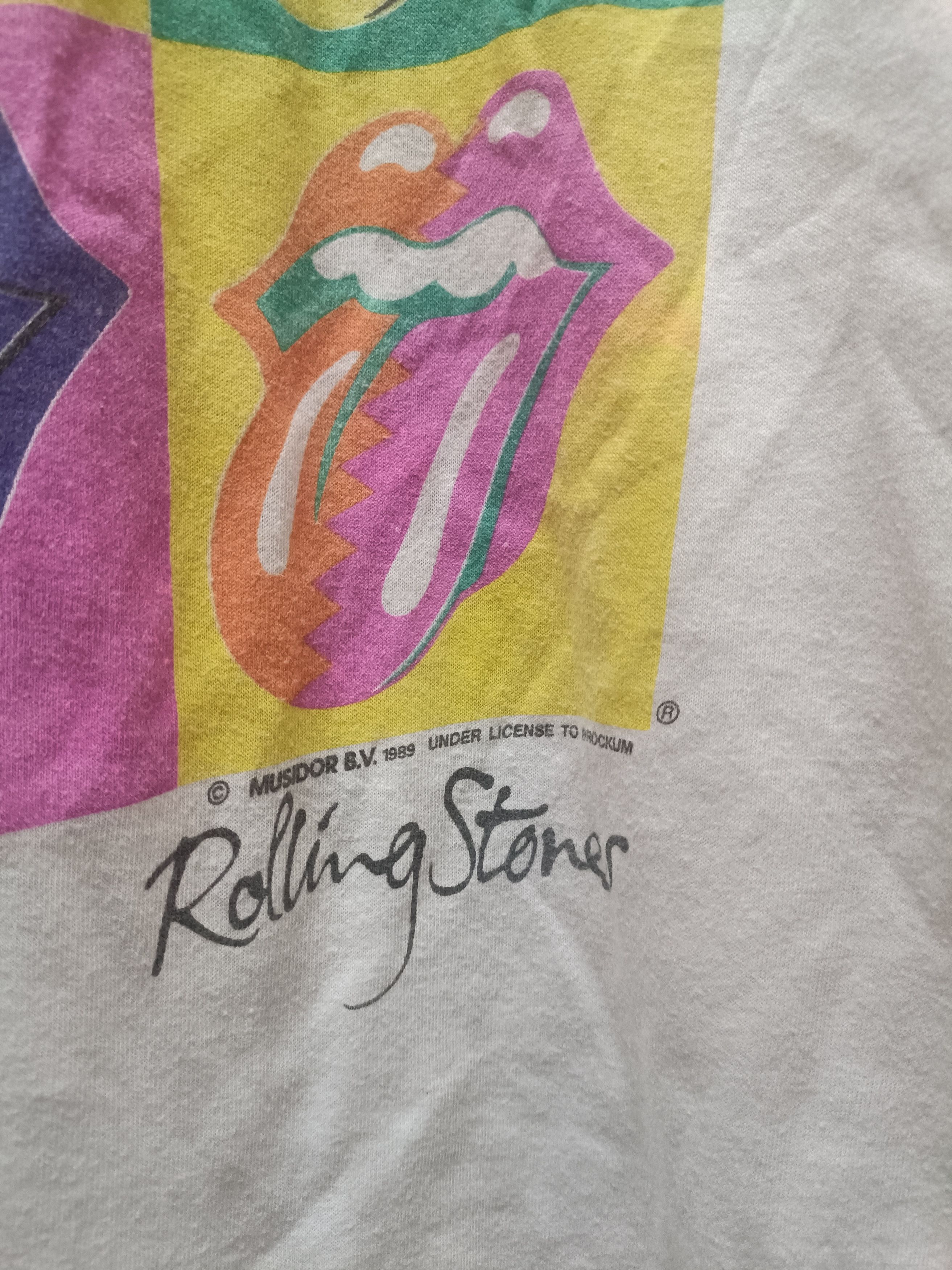 Band Tees × The Rolling Stones × Vintage Vintage the rolling stones tour Japan 1990 Size US L / EU 52-54 / 3 - 3 Thumbnail