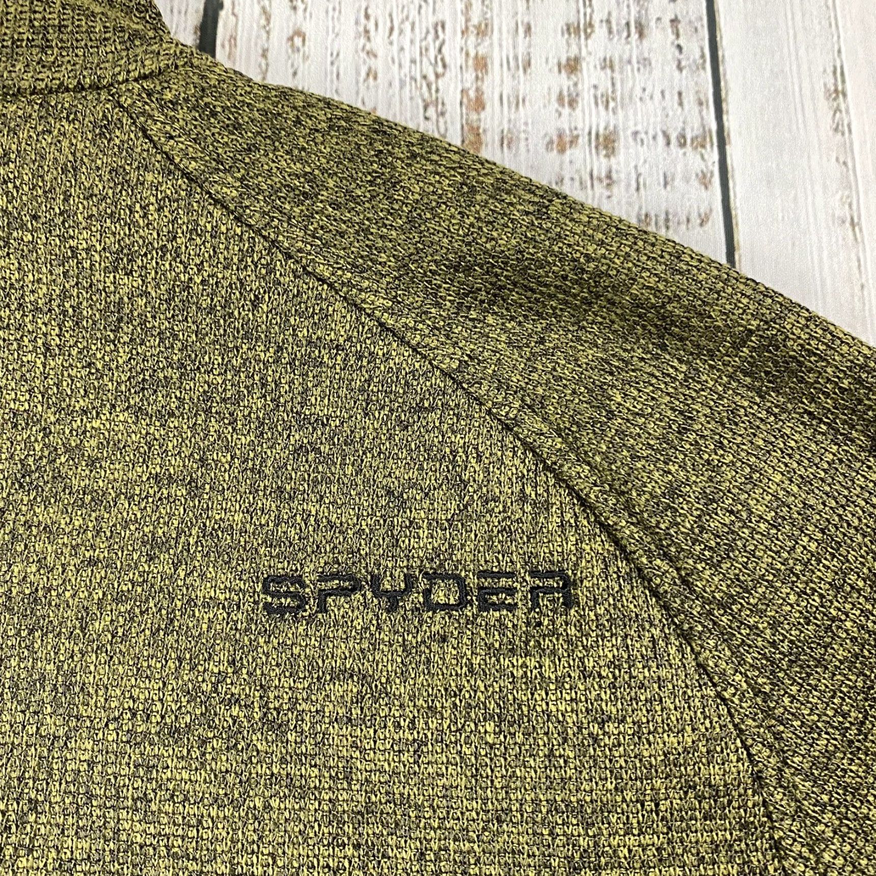 Spyder Spyder OUTBOUND Core Knit Mens Green Black 1/2 Zip Sweater Pullover Jacket L Size US L / EU 52-54 / 3 - 8 Thumbnail