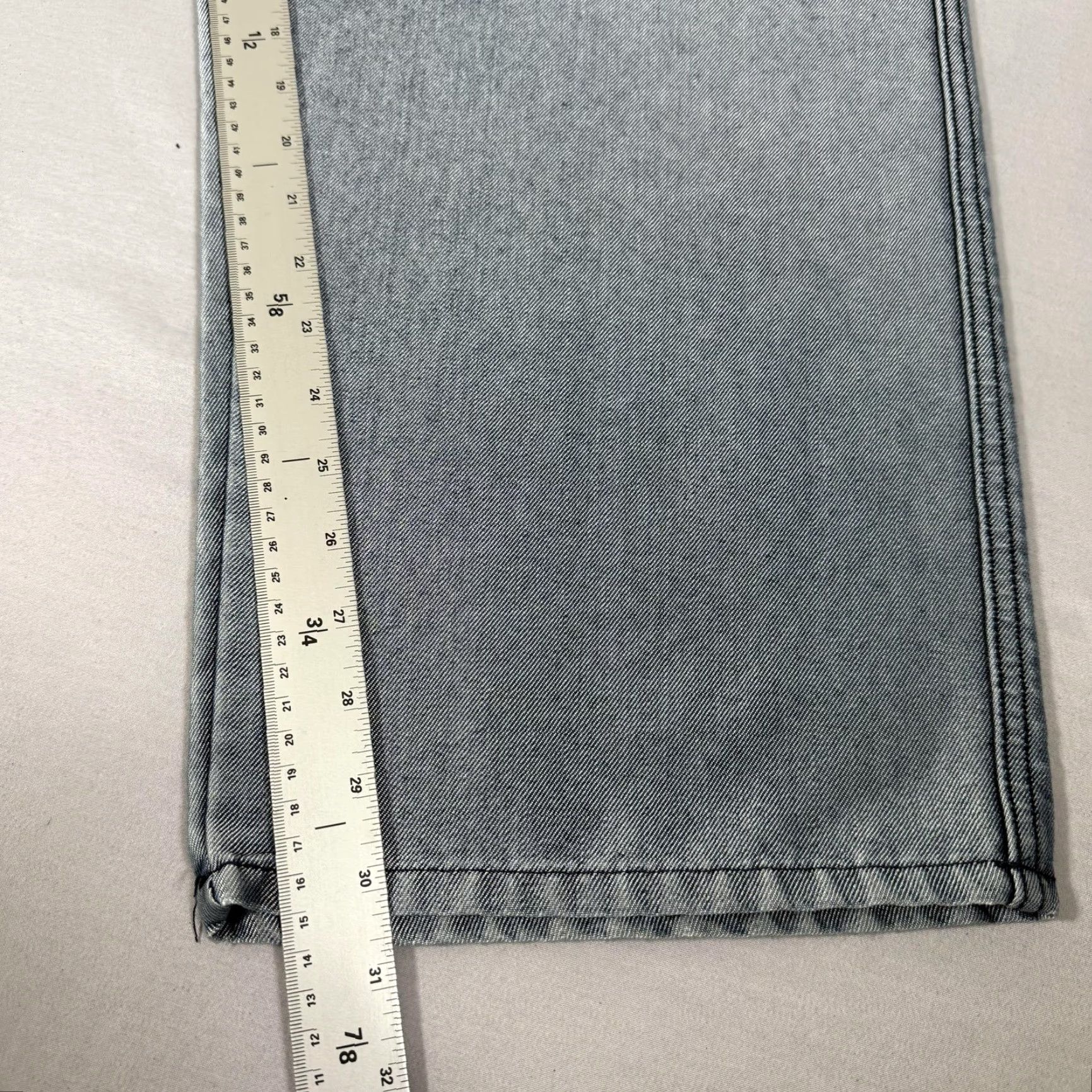 VINTAGE HI CUTLINE Baggy Jeans Mens 36x30 Denim Wide-Leg 90s Grunge Blue