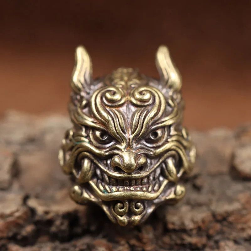 Handmade 3Pcs Mahakala Knife Beads Paracord Bead Zipper Umbrella Rope Size ONE SIZE - 6 Thumbnail
