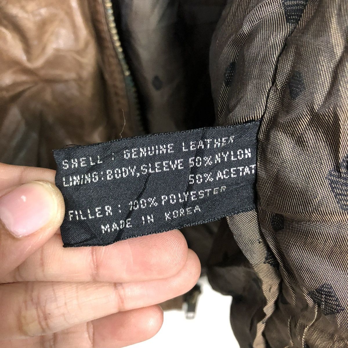 Vintage 🔥VINTAGE BIKER LEATHER JACKET HUNTING HORN ISSEY MIYAKE Size US L / EU 52-54 / 3 - 23 Thumbnail