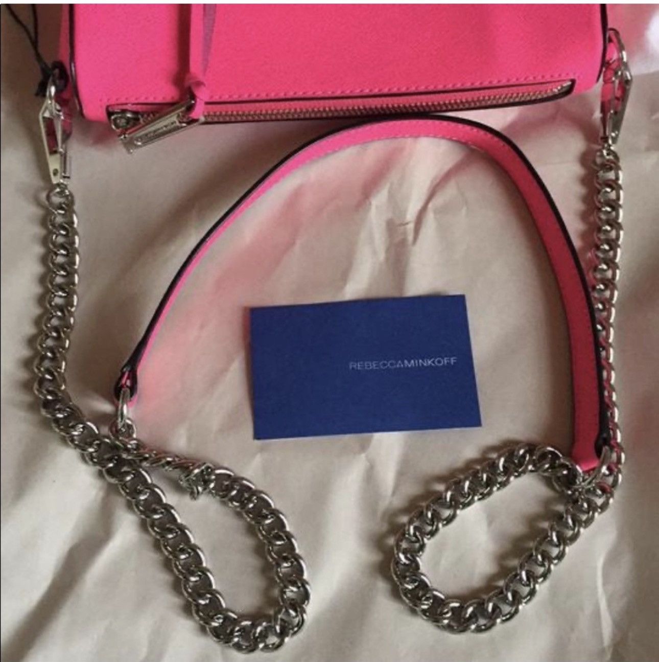 Rebecca Minkoff Rebecca Minkoff O Vibrant/Neon Pink Size ONE SIZE - 9 Thumbnail