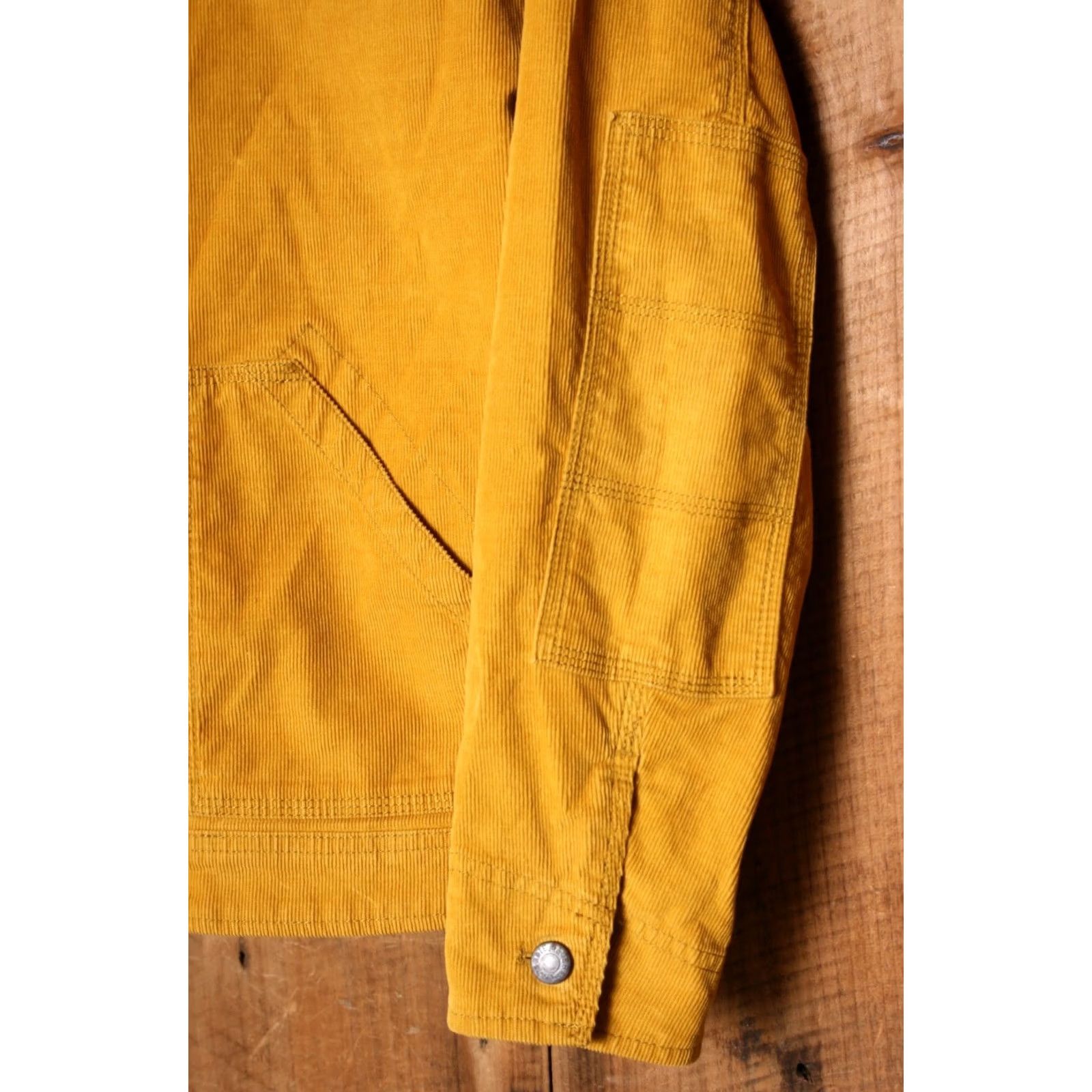 Eddie Bauer EDDIE BAUER Jacket Women's M Corduroy Utility Yellow Fall 2013 Shirt? Size M / US 6-8 / IT 42-44 - 6 Thumbnail