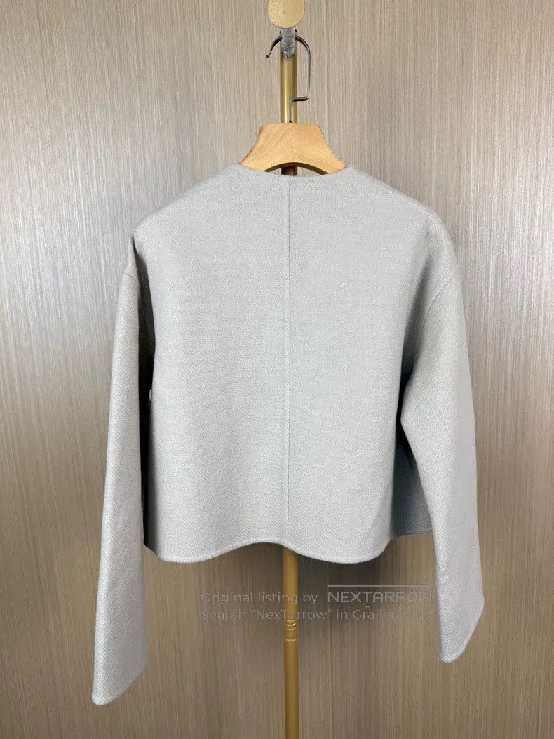 Hermes Hermes Short Cashmere Coat Size XXS / US 00 / IT 34 - 2 Thumbnail