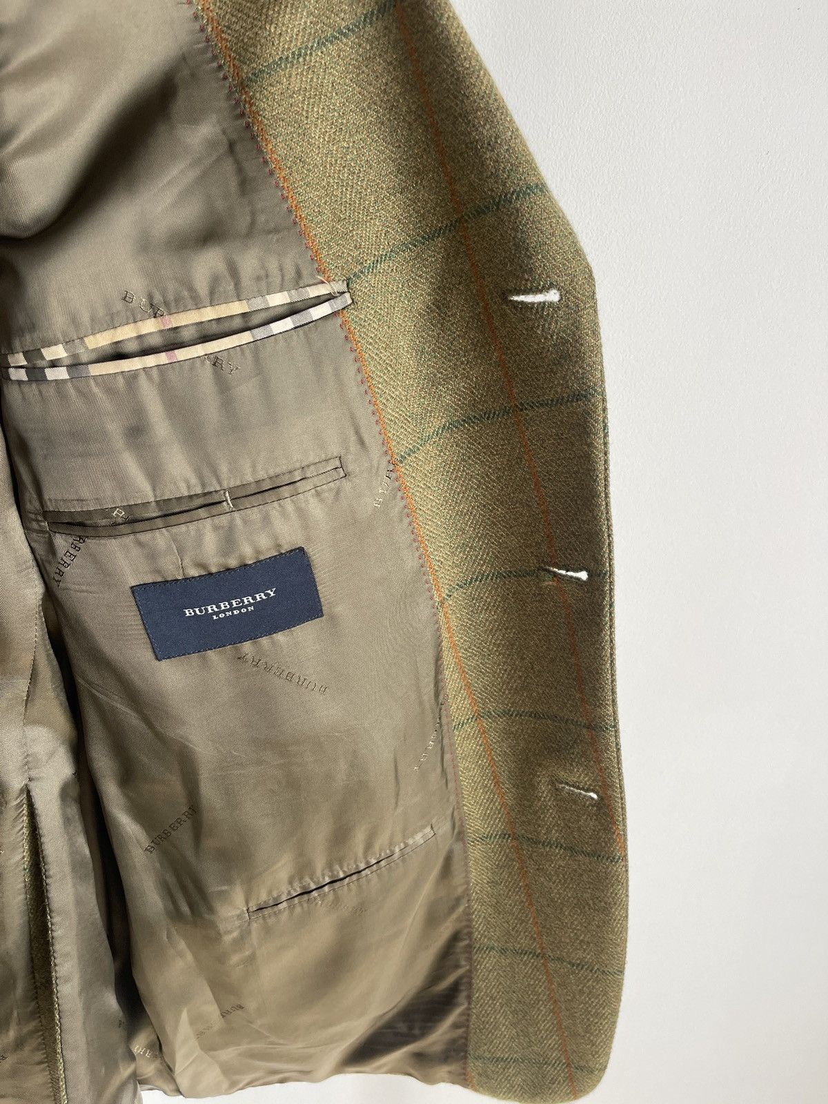 Burberry Vintage Burberry blazer classic jacket wool sport coat Size 48R - 15 Thumbnail