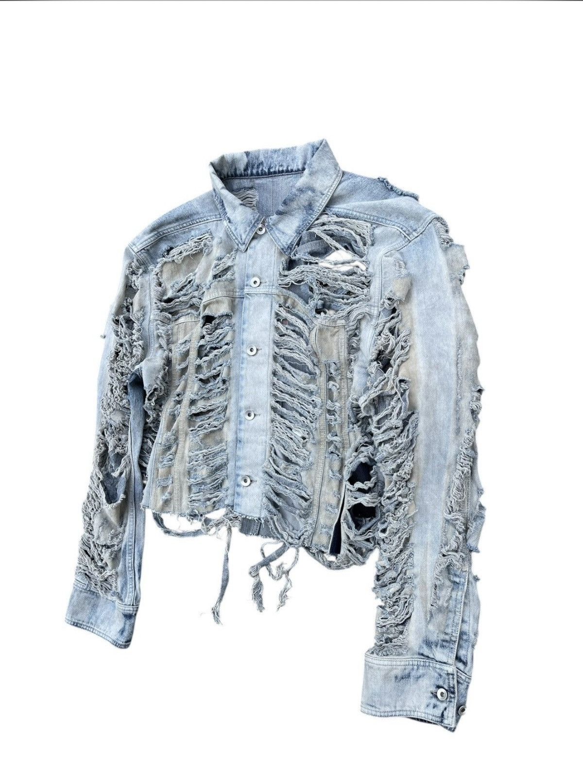 Rick Owens Rick Owen’s Destroyed Worker Jacket Size US M / EU 48-50 / 2 - 3 Thumbnail