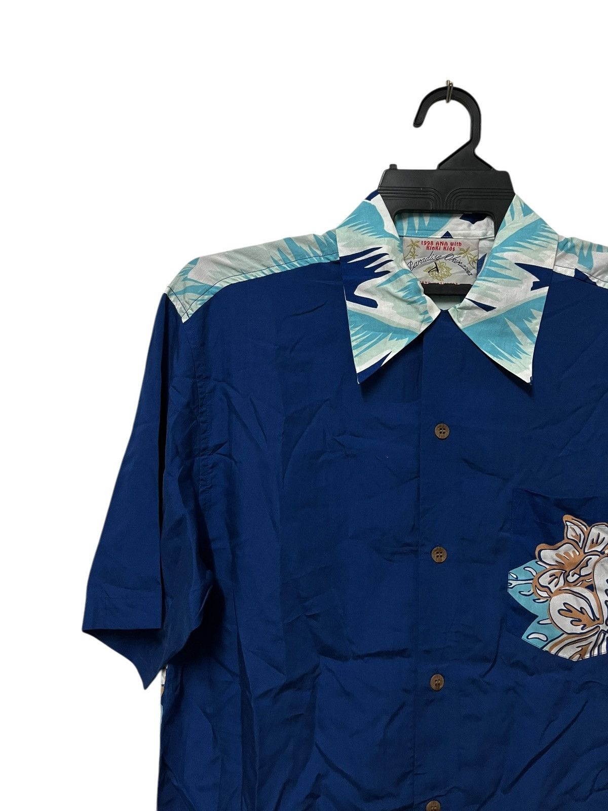 Japanese Brand × Vintage 🔥Vtg Paradise Okinawa Hawaiian Shirt Aloha Surfing Size US L / EU 52-54 / 3 - 4 Thumbnail