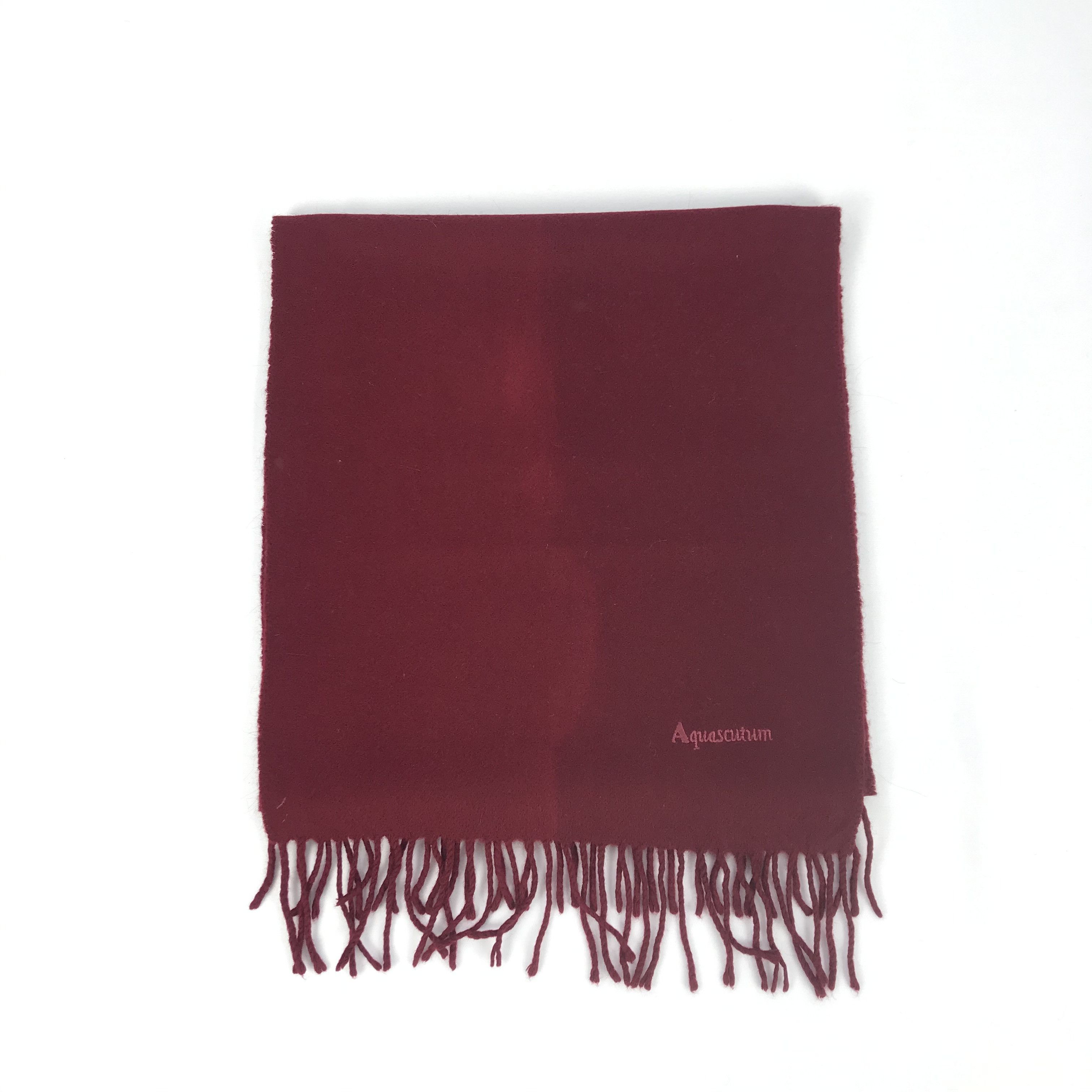 Aquascutum Vintage Aquascutum Scarf Muffler Wool Cashmere Scarves Size ONE SIZE - 2 Thumbnail
