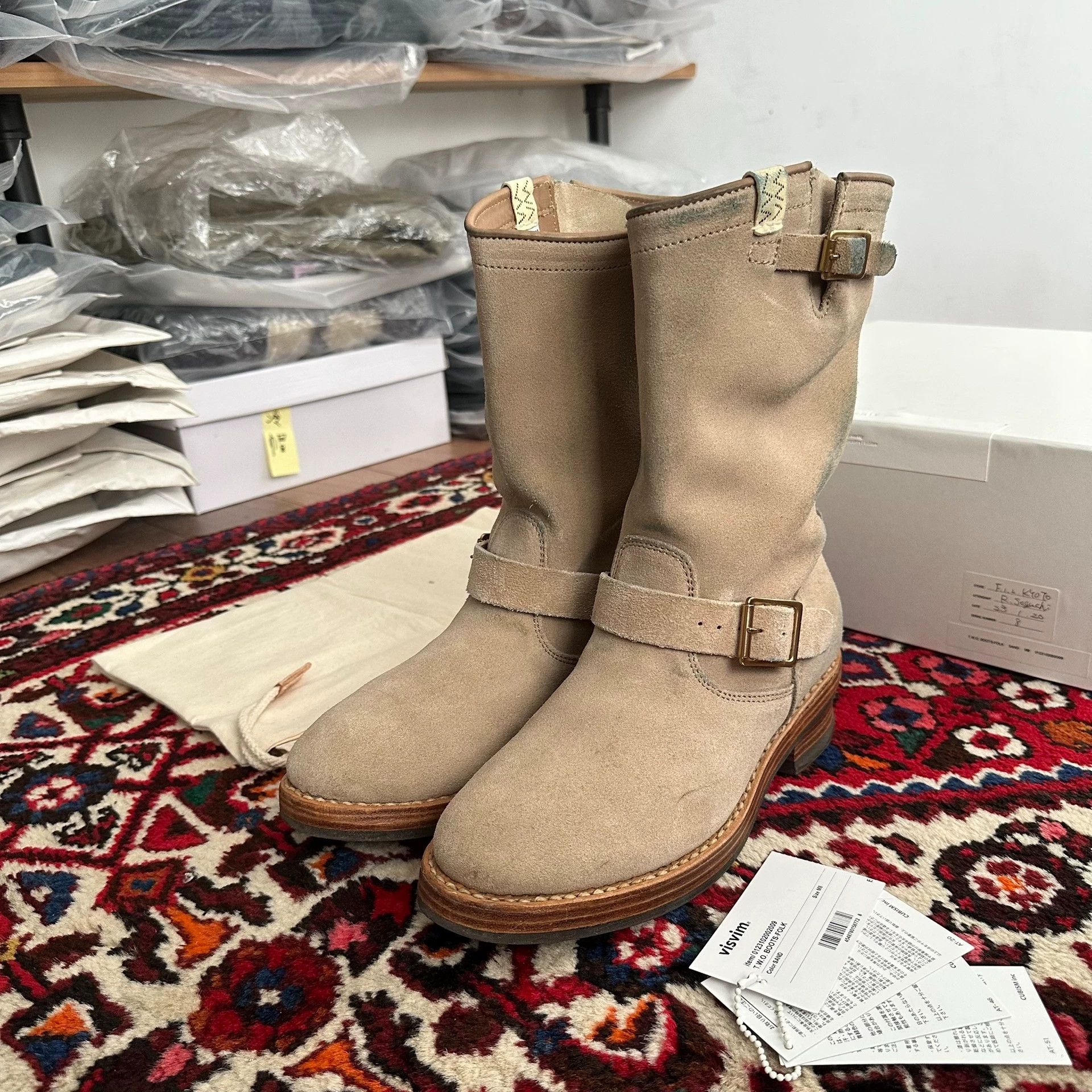Visvim VISVIM 23SS T.W.O Folk Brigadier Grizzly 7hole Dye 8 Size US 8 / EU 41 - 2 Thumbnail