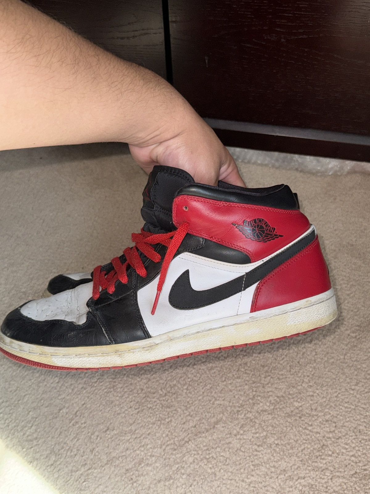 Jordan Brand Air Jordan One Mid Old Love 2007 Vintage Size US 12.5 / EU 45-46 - 11 Thumbnail