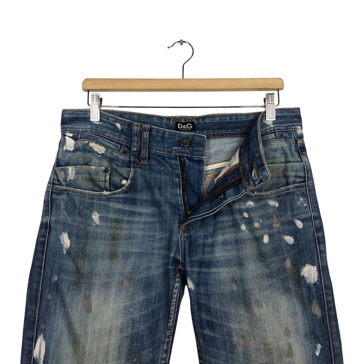 Dolce & Gabbana 📌Vintage Distressed Denim Jeans D&G Made in Italy Size US 34 / EU 50 - 18 Thumbnail