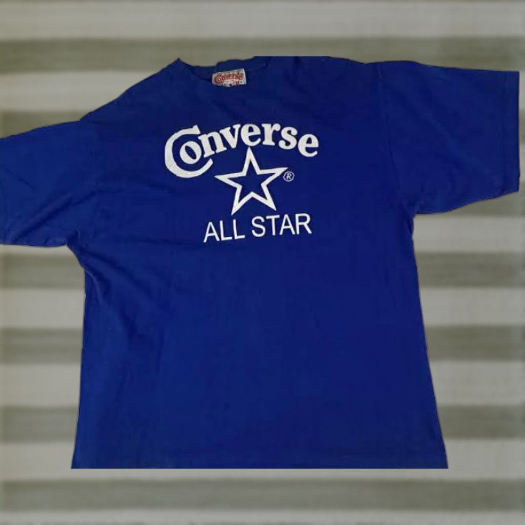 Converse Converse All-Star T-Shirt Blue 2XL Men Short Sleeve Stars 2XL Regular Shirt Size US XXL / EU 58 / 5 - 1 Thumbnail