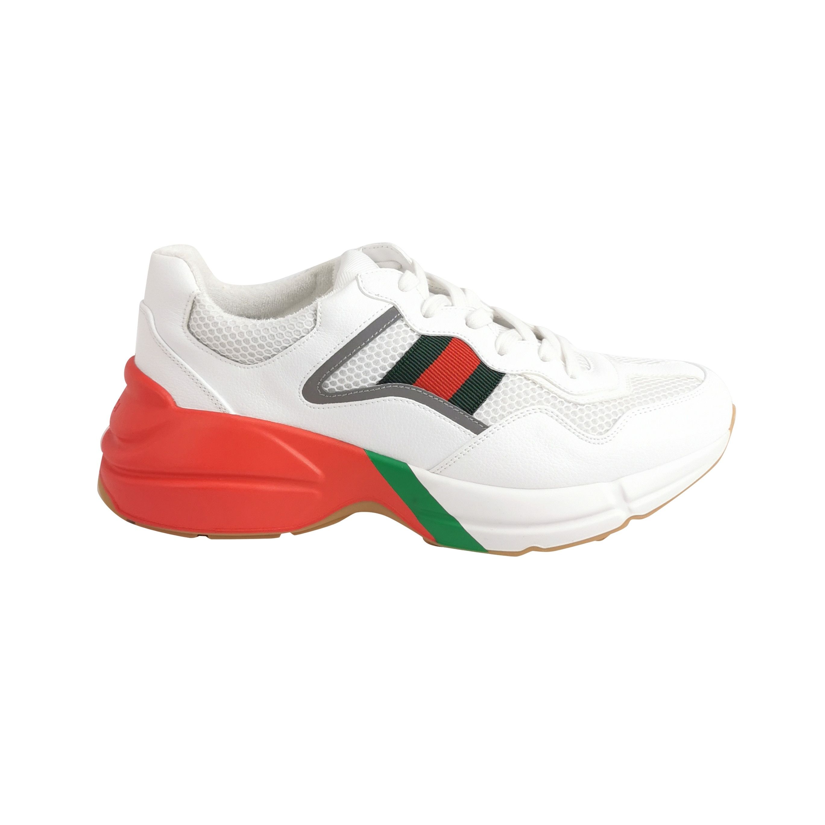 Gucci Gucci Rhyton Multicolor Mesh Sneakers 42.5 Size US 9 / EU 42 - 1 Thumbnail