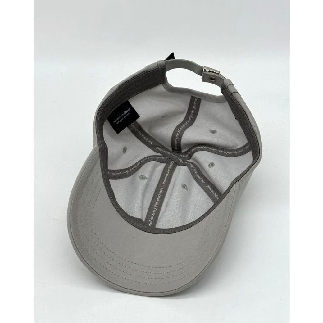 tentree Ten Trees Hats Baseball Cap Mens OSFA Grey Strap Back Embroidered Logo New Size ONE SIZE - 6 Thumbnail
