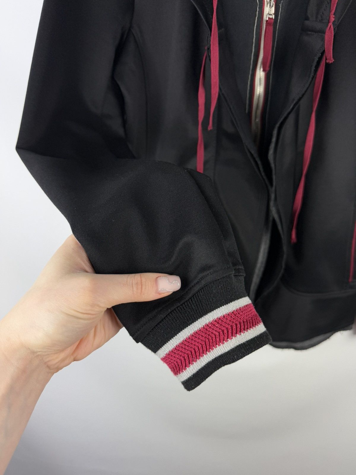 Marithe + Francois Girbaud × Vintage Marithe Francois Girbaud Vintage Avant-garde Full Zip Hoodie Size L / US 10 / IT 46 - 11 Thumbnail