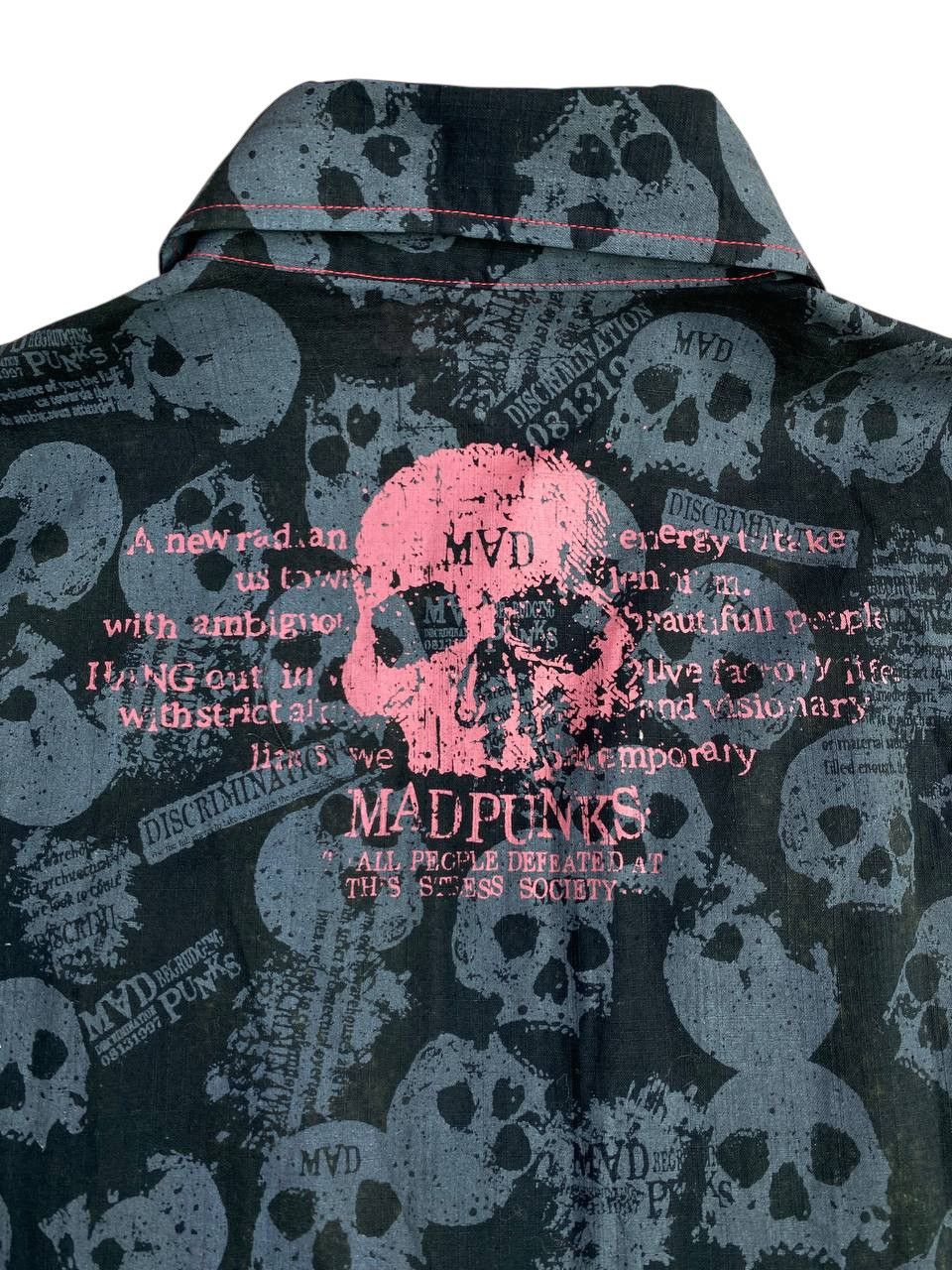 Seditionaries 2000's Mad Punk Asymmetrical Blouse Size M / US 6-8 / IT 42-44 - 13 Thumbnail