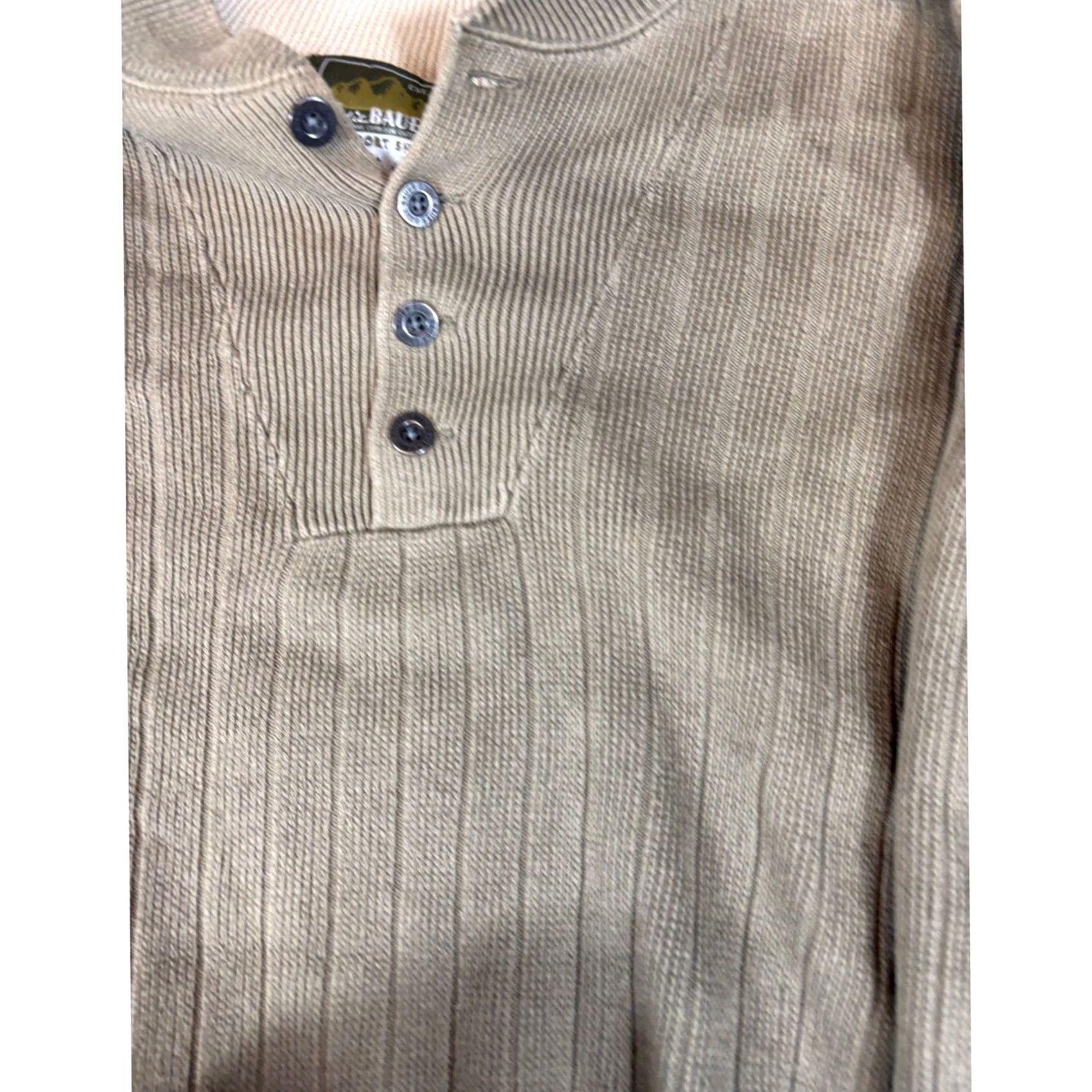 Eddie Bauer VINTAGE Eddie Bauer Sport Shop Henley Sweater Mens Large Brown Knit Utility Shirt Mens Large Brown Knit Utility Size US L / EU 52-54 / 3 - 4 Thumbnail