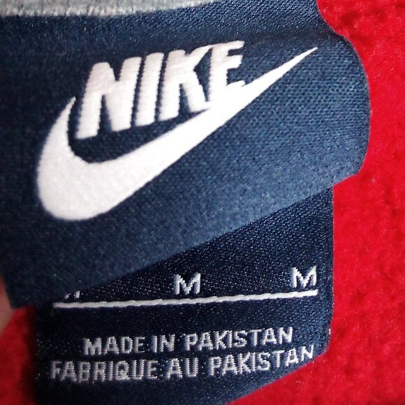 Nike × Vintage Vintage Y2K Nike Small Swoosh Crewneck Sweatshirt Red Size US M / EU 48-50 / 2 - 3 Thumbnail