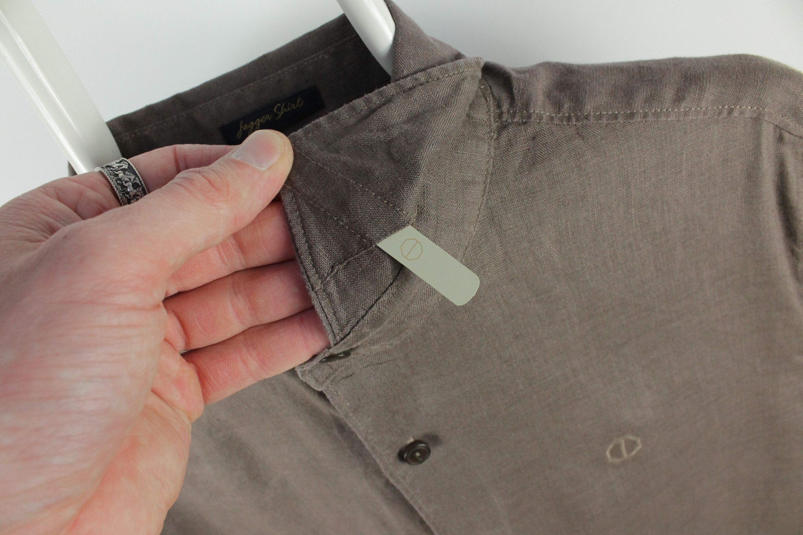 Other Dstrezzed Jagger Brown Linen Casual Shirt Men's Size US S / EU 44-46 / 1 - 5 Thumbnail