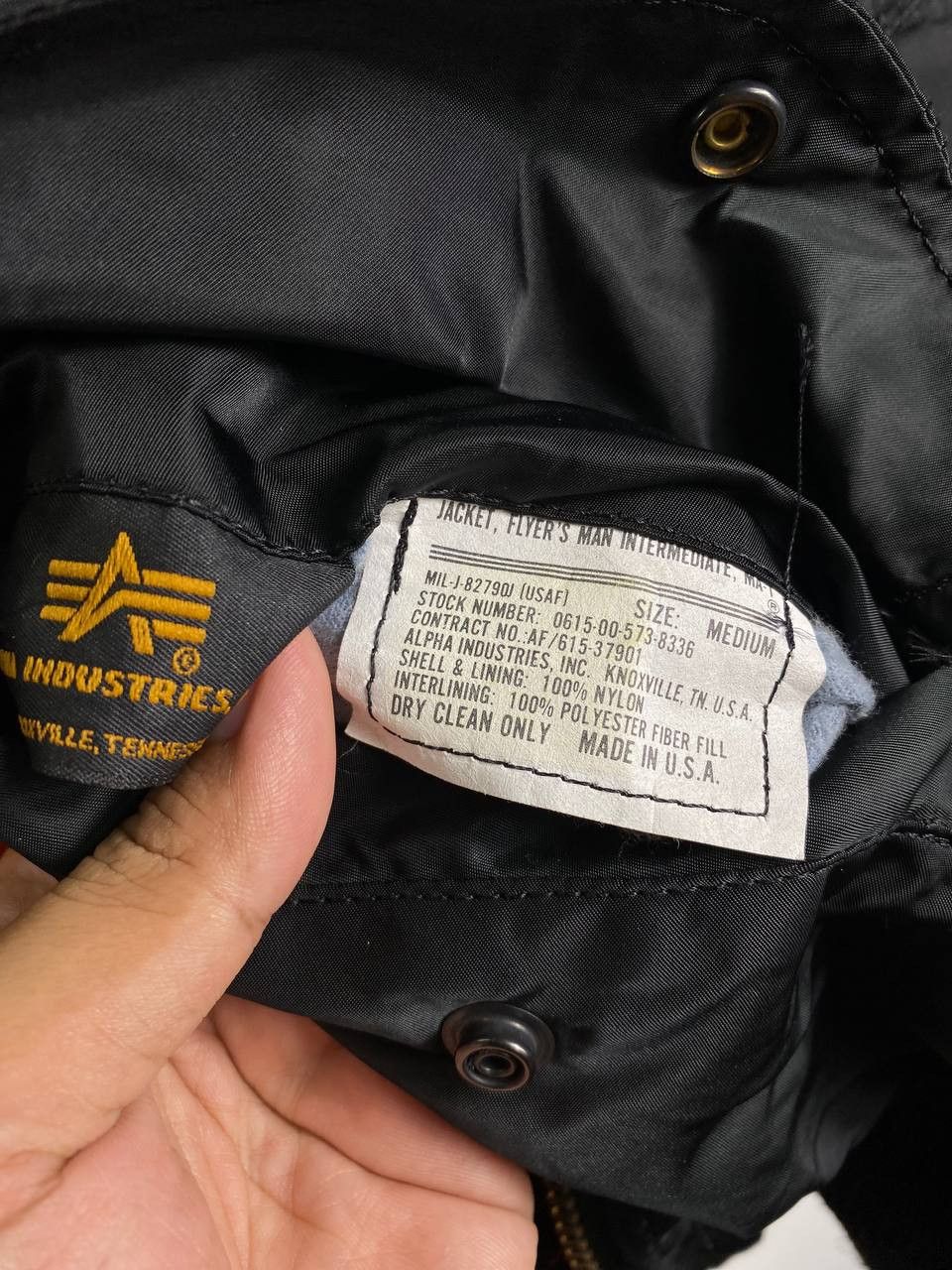 Alpha Industries vintage alpha industries bomber jacket ideal zipper Size US M / EU 48-50 / 2 - 9 Thumbnail