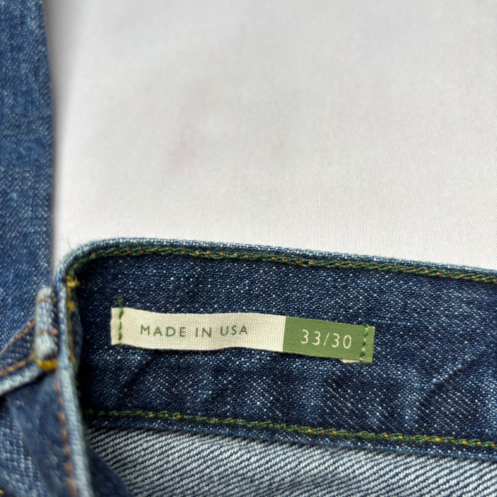 Sid Mashburn $325 Sid Mashburn Japanese Selvedge Indigo Jeans 33x30 Size US 33 - 6 Thumbnail