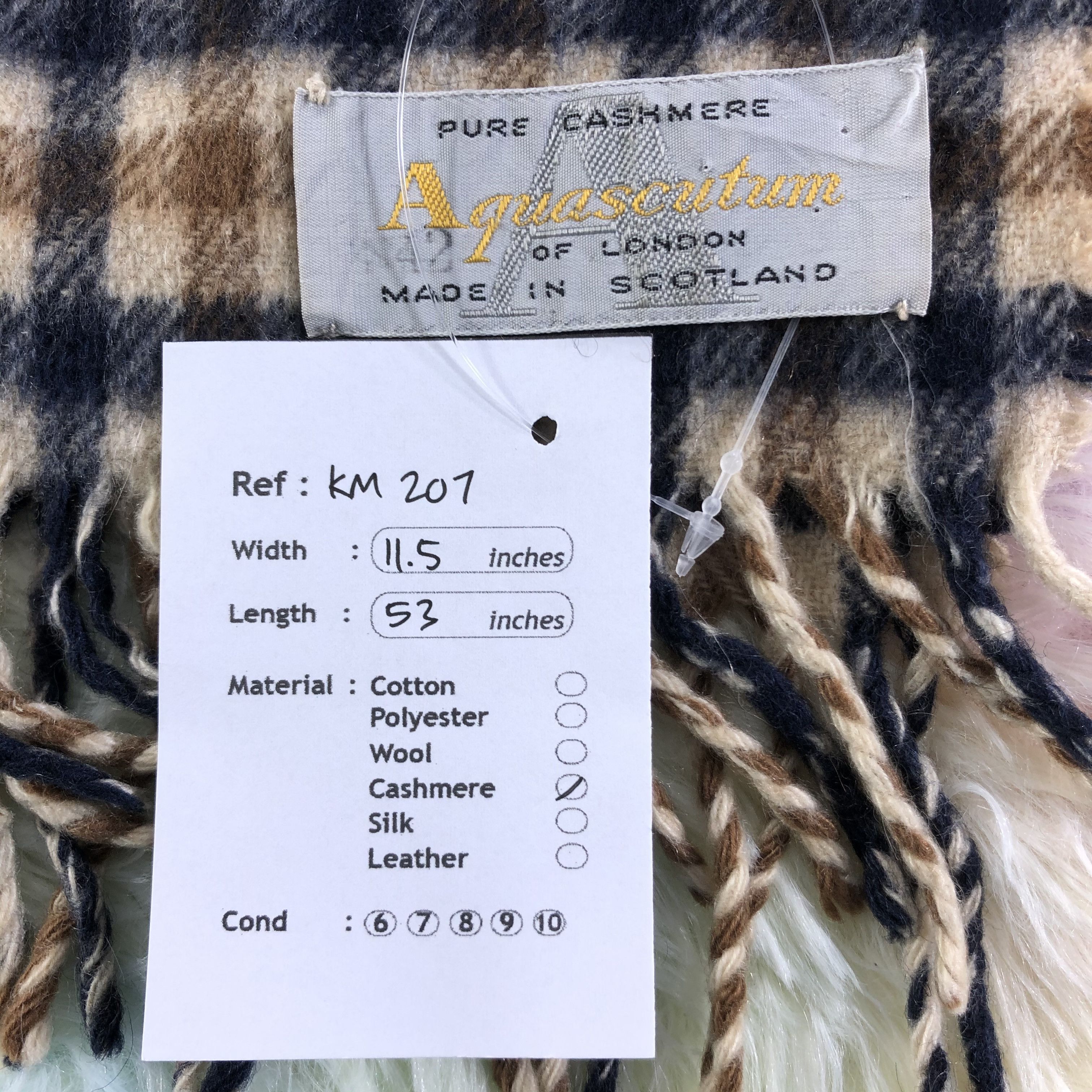Aquascutum Aquascutum Scarf / Muffler / Neckwear - KM207 Size ONE SIZE - 5 Thumbnail