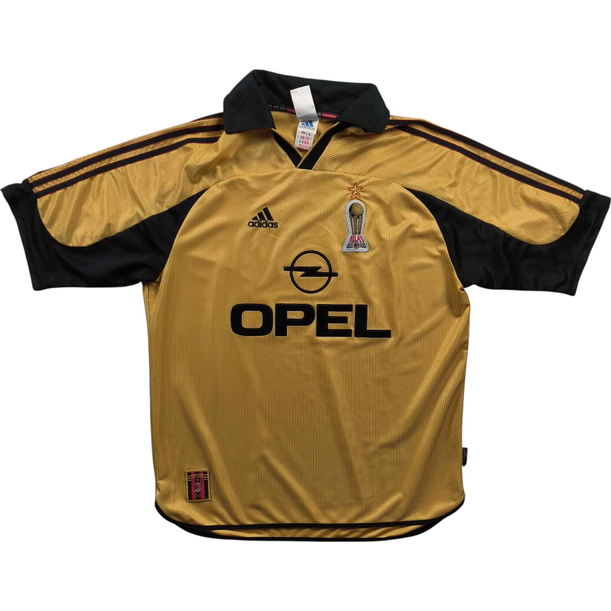 Adidas AC Milan 1999-2000 Adidas fourth football jersey size L Size US L / EU 52-54 / 3 - 1 Thumbnail