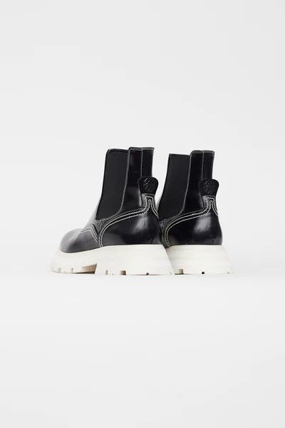 Alexander McQueen o1y1024 Ankle Boots in Black Size US 7 / EU 40 - 2 Thumbnail