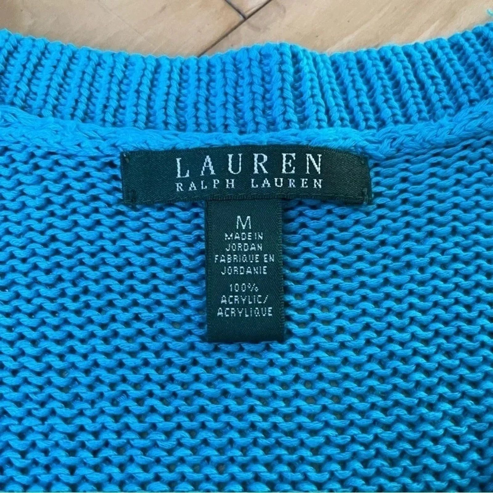 Lauren Ralph Lauren Ralph Lauren Sweater Women M Loose Knit 3/4 Sleeve Pullover Size M / US 6-8 / IT 42-44 - 4 Thumbnail