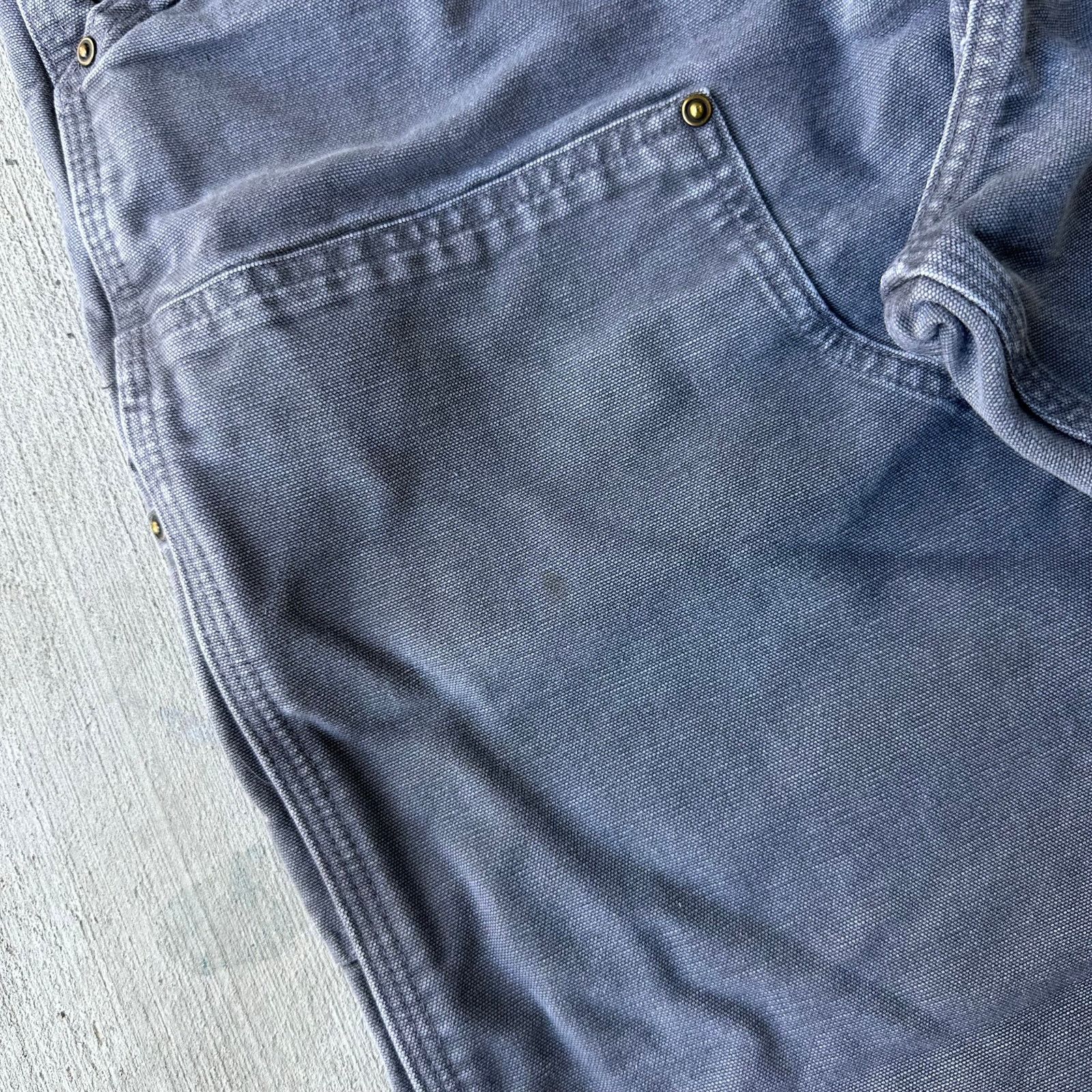 Carhartt Vintage Y2K gray Carhartt double knee work carpenter pants Size US 35 - 2 Thumbnail