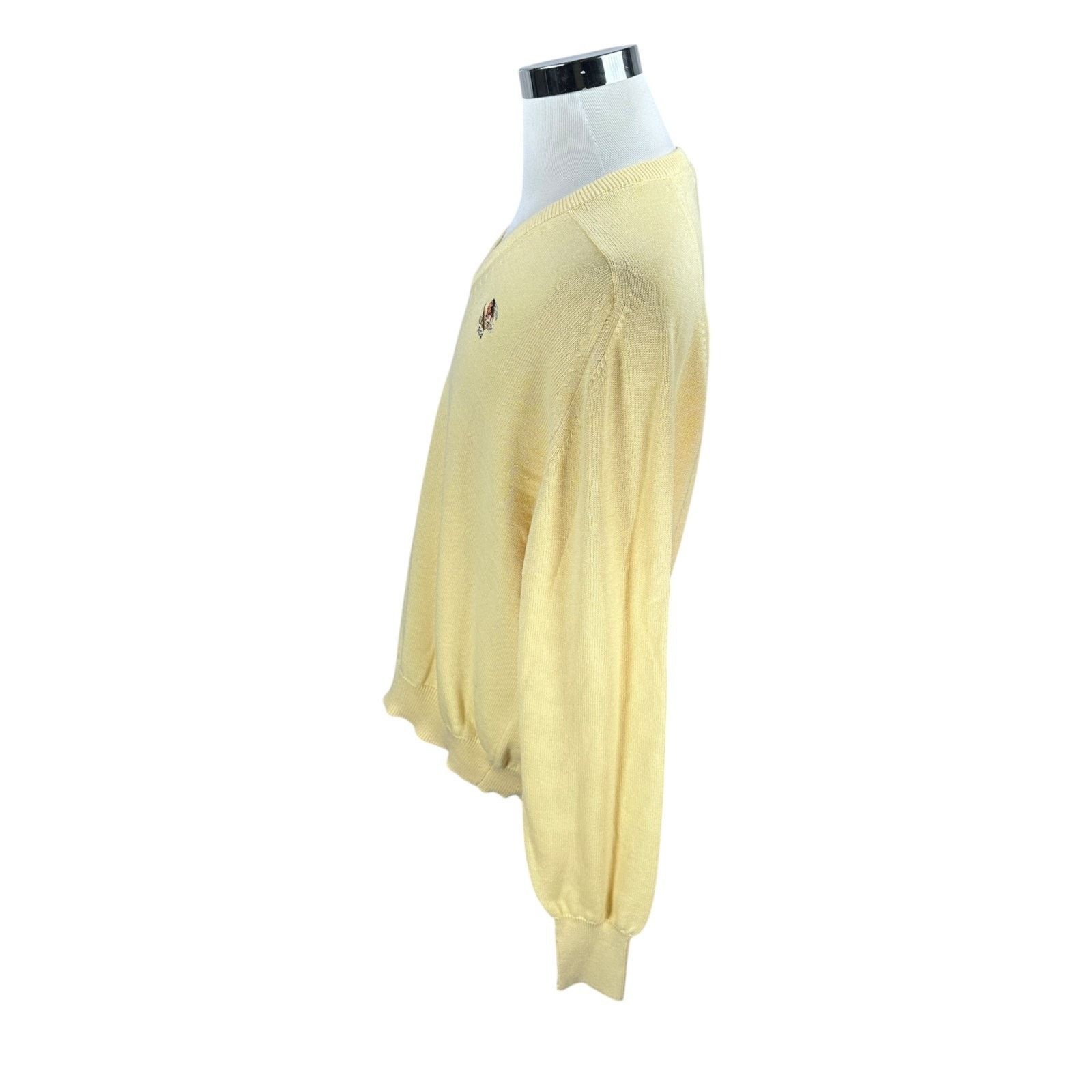 Other Vintage Izod Club Sweater Men's XL Yellow Philadelphia 80s Size US XL / EU 56 / 4 - 4 Thumbnail
