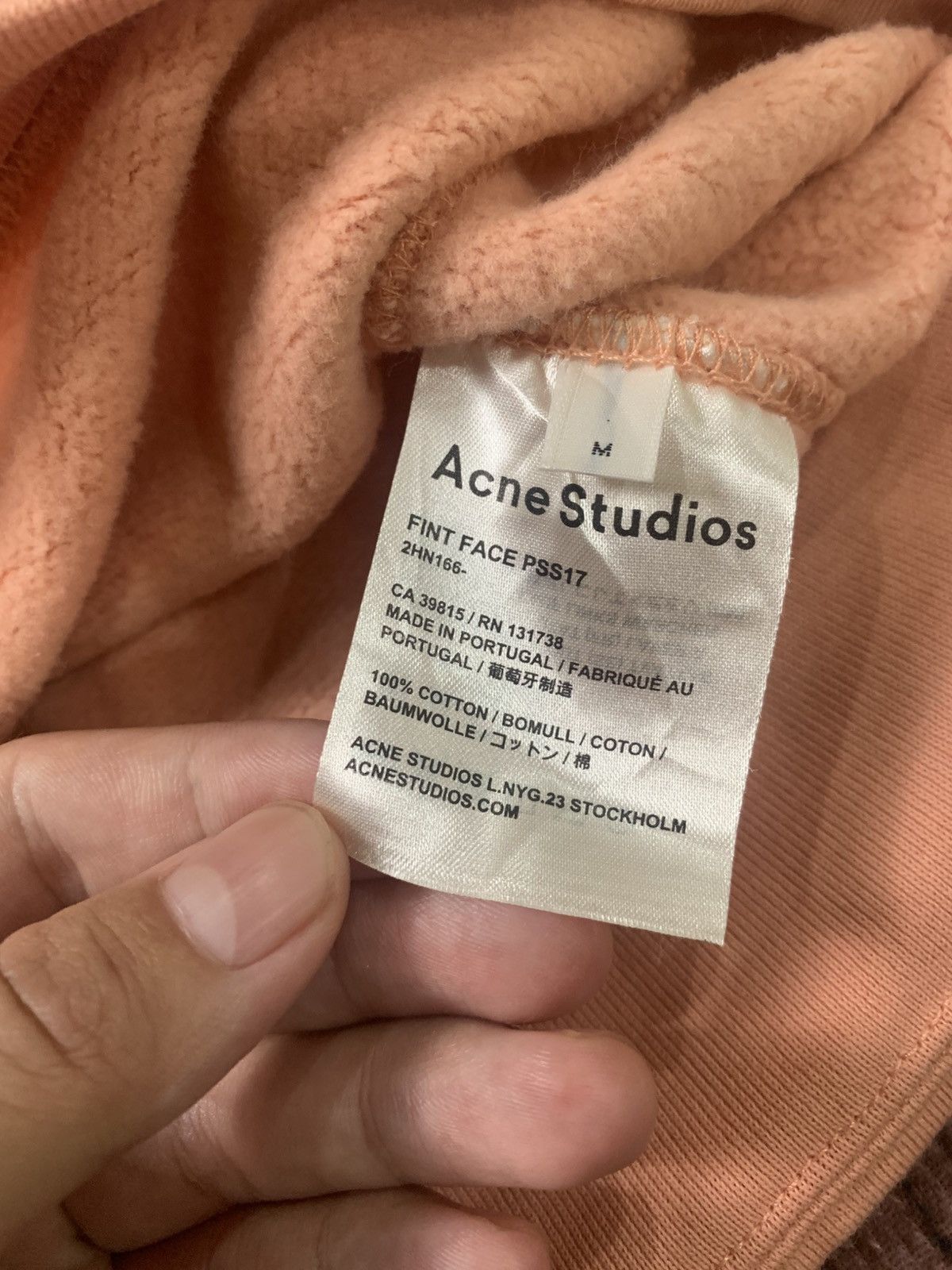 Acne Studios Fint Face PSS17 sweatshirt Size M / US 6-8 / IT 42-44 - 5 Thumbnail