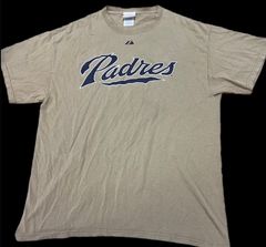 Majestic, Shirts, Vintage Majestic Mlb San Diego Padres Jersey Size L  Blue
