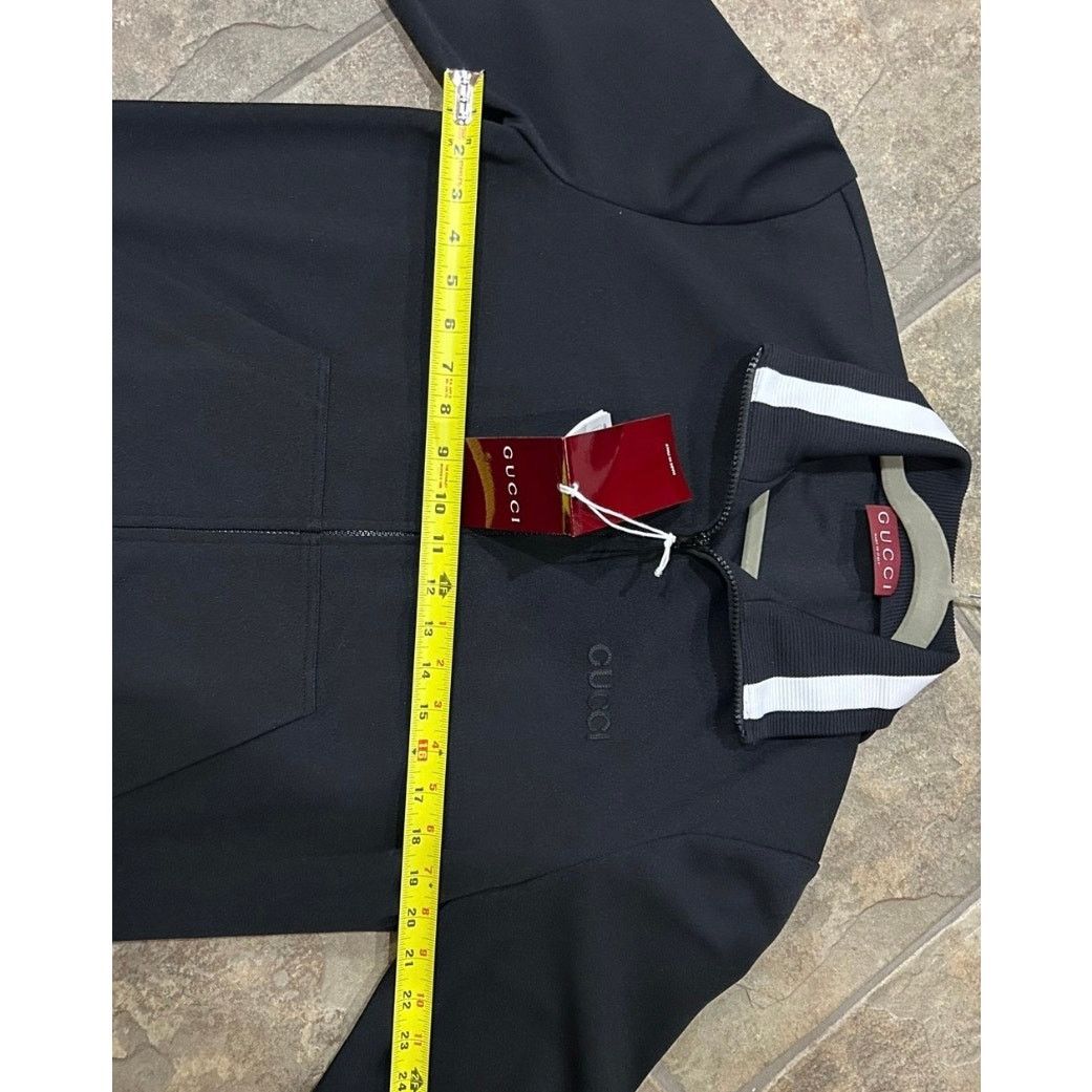 Gucci Gucci jersey technical, zip up jacket, web, trim, size m Size US M / EU 48-50 / 2 - 9 Thumbnail