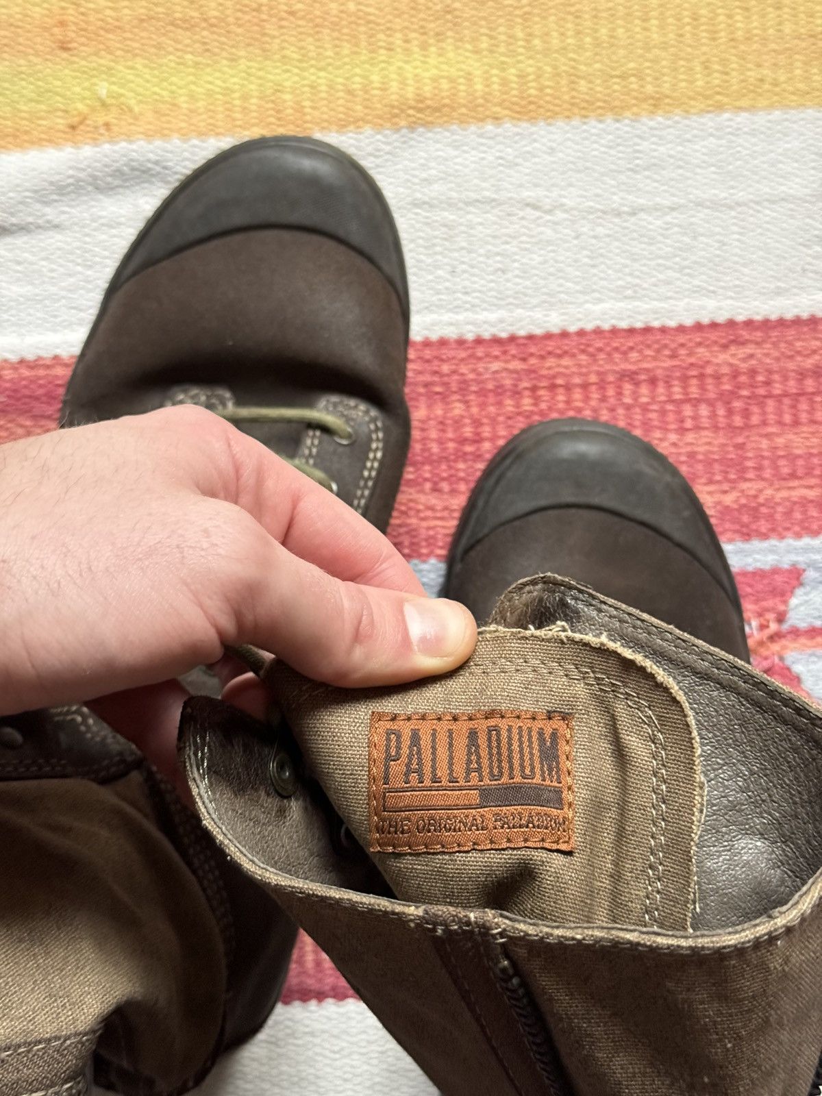 Palladium Vintage 00’s Palladium Military Khaki Army Hi Tops Size US 8 / EU 41 - 10 Thumbnail