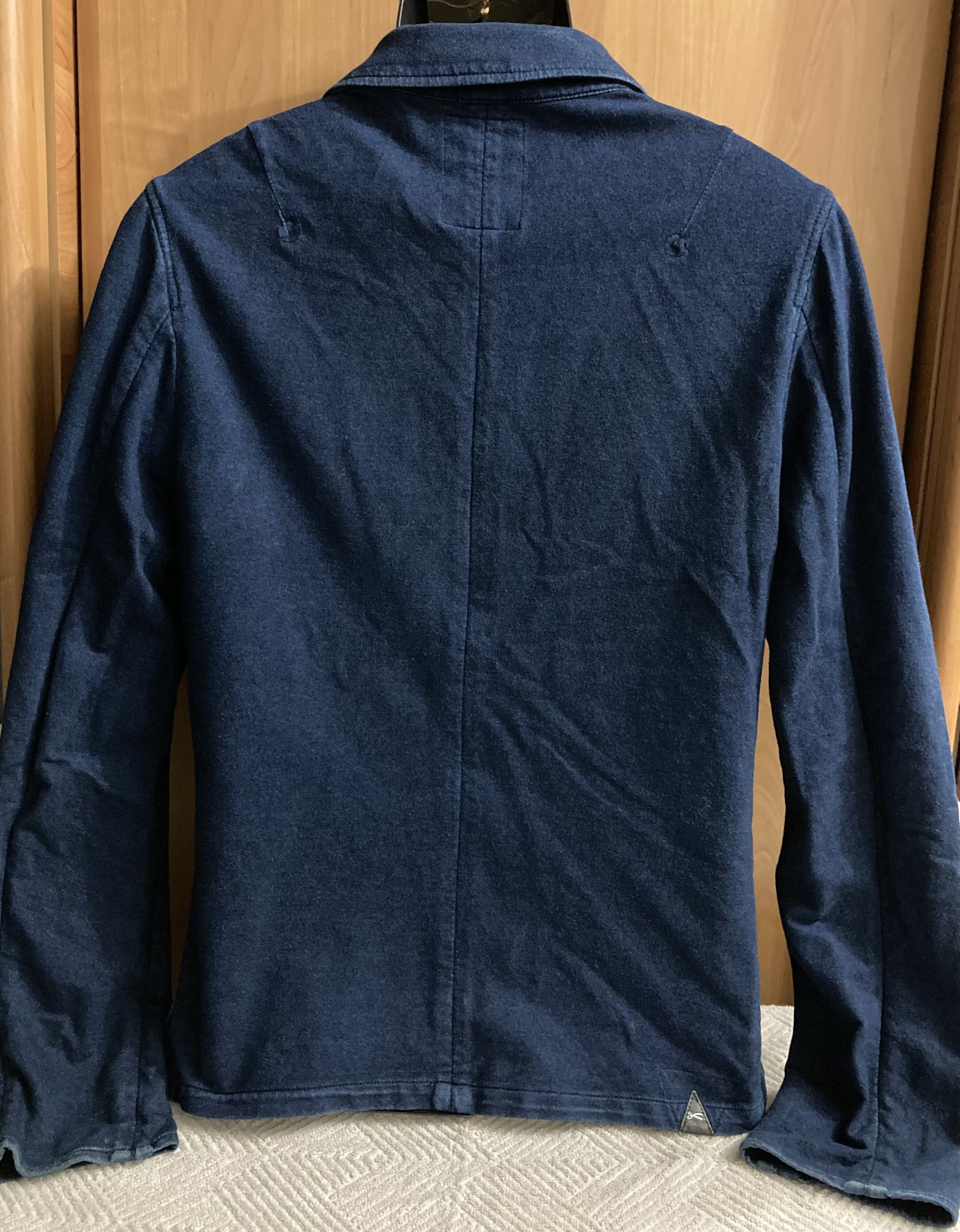 DENHAM × Japanese Brand Japan Used Type Denham Denim Tailored Jacket Stretch Indigo Size US M / EU 48-50 / 2 - 2 Thumbnail