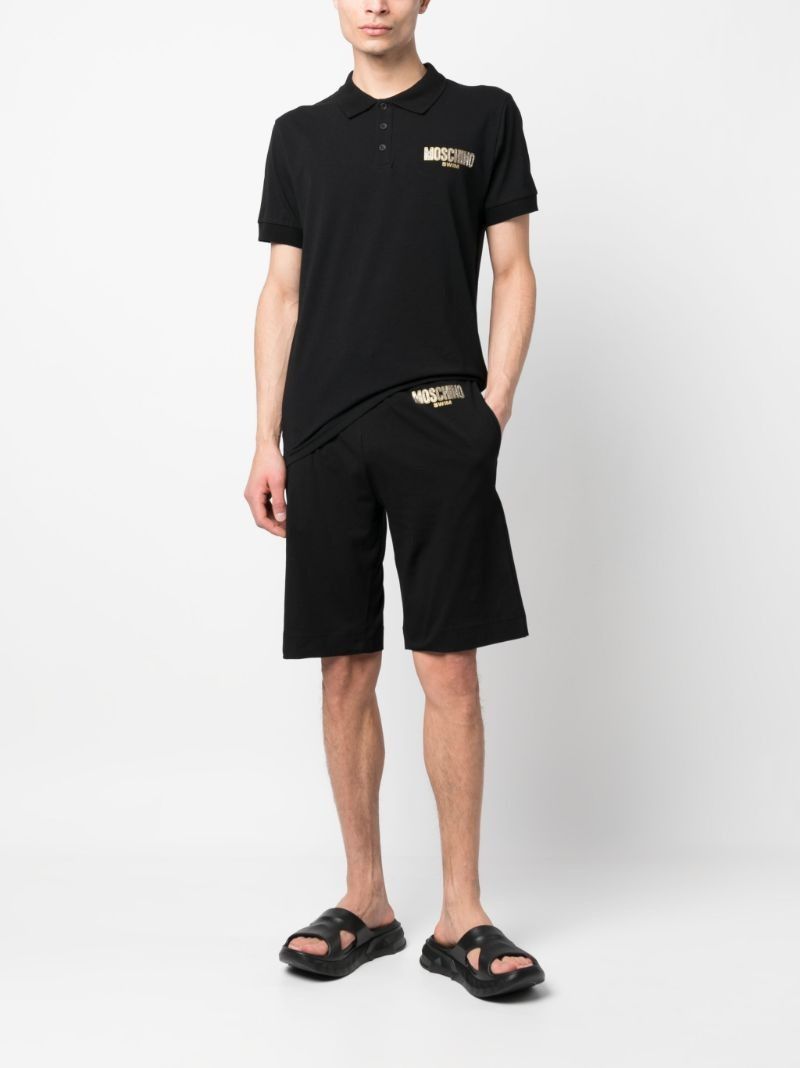 Moschino o1y0225 Logo Short in Black Size US 36 / EU 52 - 5 Thumbnail