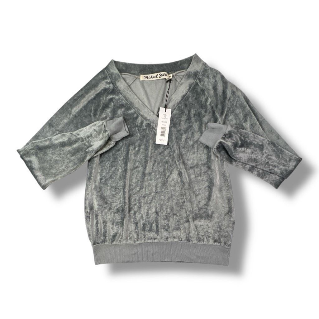 Michael Stars Michael Stars Velour Silver Cinder Grey Size Extra Small Size XS / US 0-2 / IT 36-38 - 2 Thumbnail