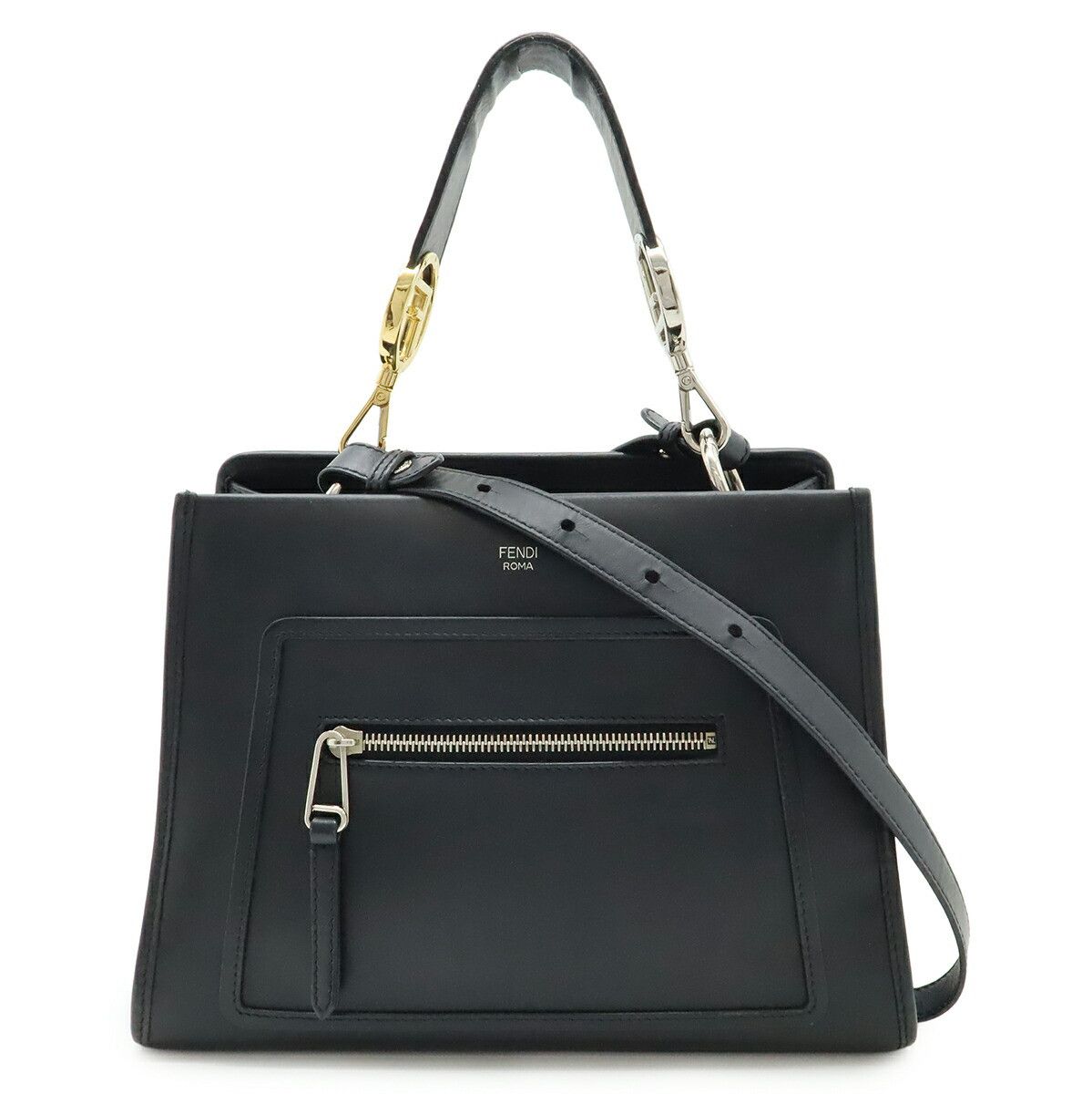 Fendi Fendi Fendi Runaway Leather 2way Bag Leather Shoulder Bag 8BH344 DUTY FREE for USA Size ONE SIZE - 1 Thumbnail