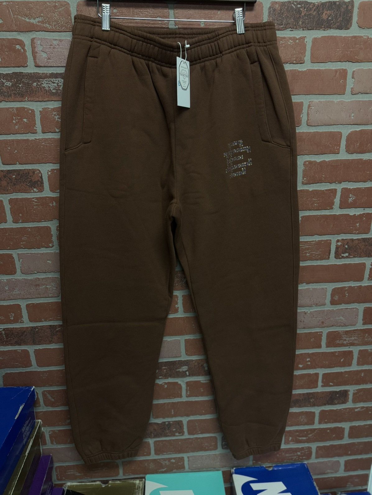 Eric Emanuel × Swarovski Eric Emanuel x Swarovski Sweatpants Size XXL (NEW) RARE Size US 36 / EU 52 - 1 Thumbnail