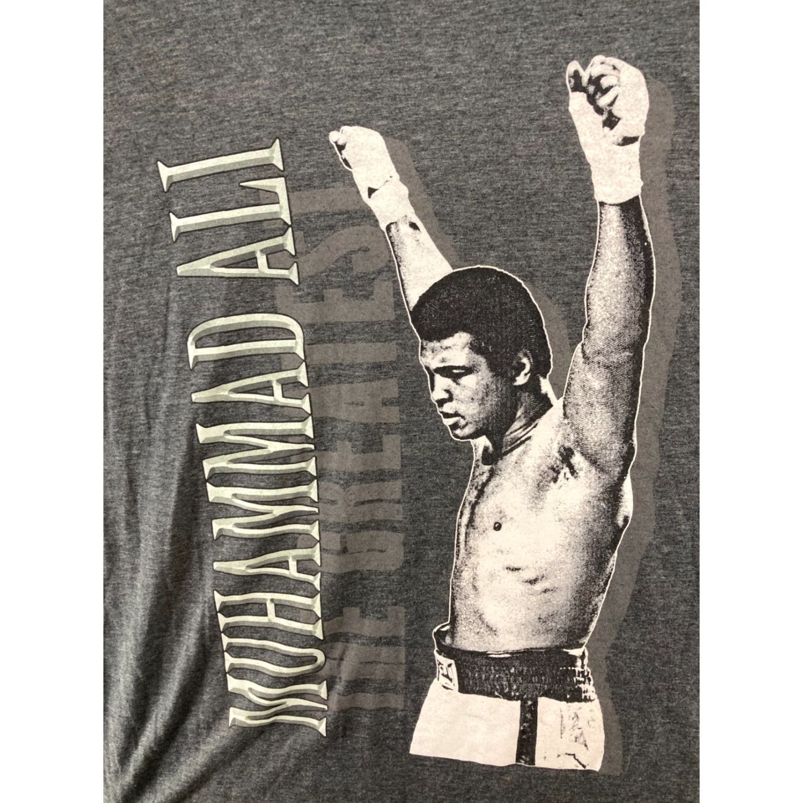 Vintage Muhammad Ali Shirt Mens 2XL Gray Size US XXL / EU 58 / 5 - 4 Thumbnail