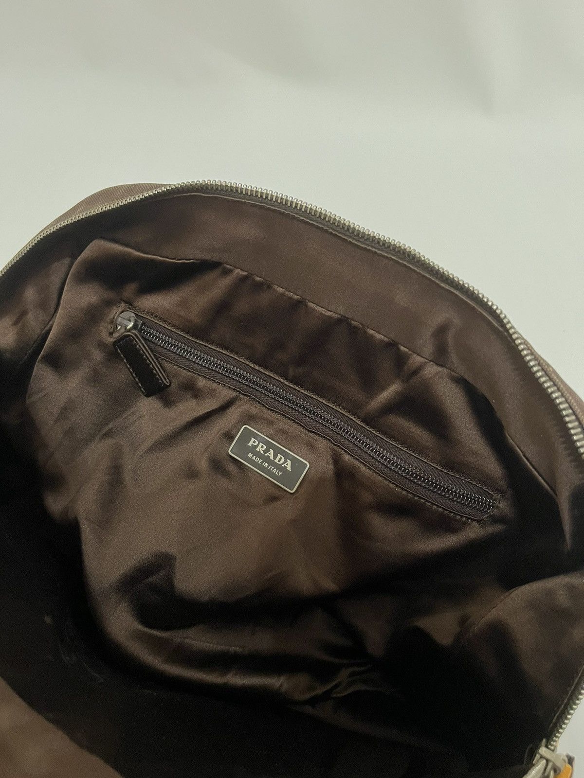 Prada Prada vintage Cinghiale Trimmed Canapa Bowler Bag Authentic Size ONE SIZE - 12 Thumbnail