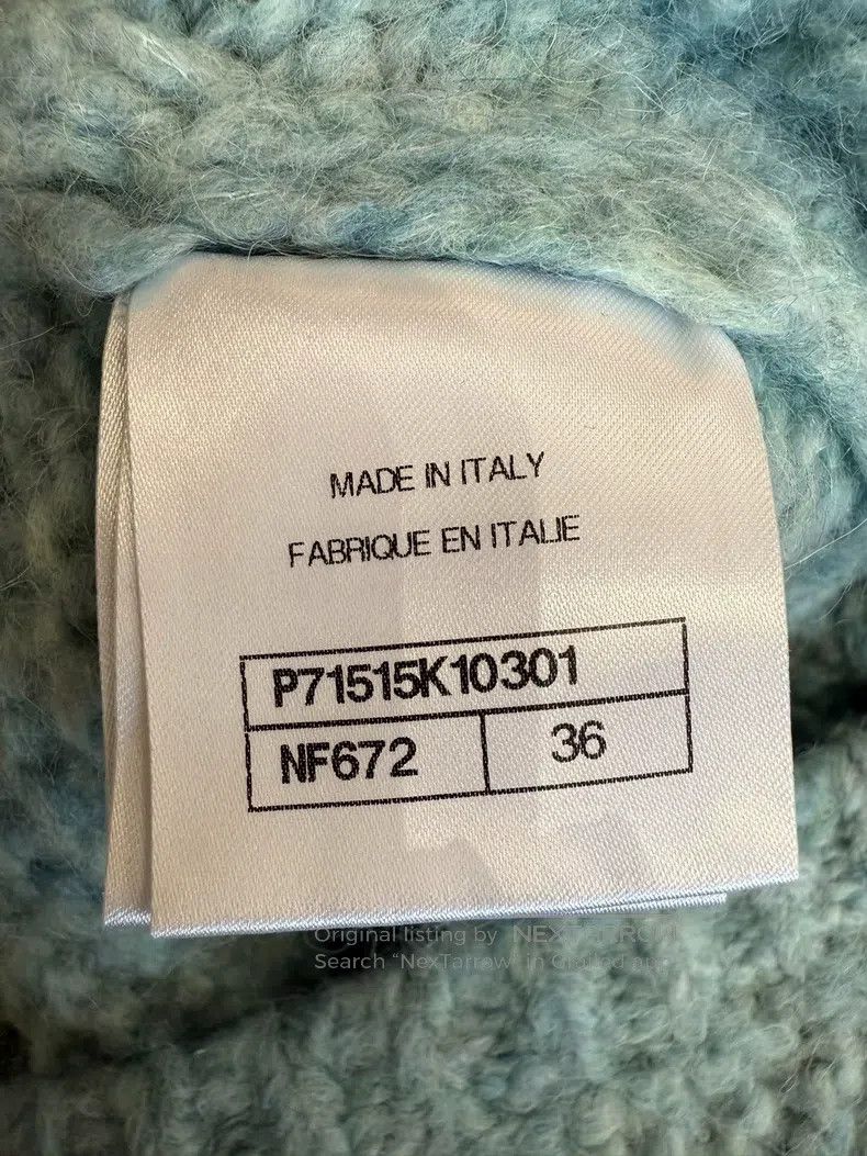 Chanel Chanel 21K light blue tie-up knitted cardigan coat Size XS / US 0-2 / IT 36-38 - 6 Thumbnail