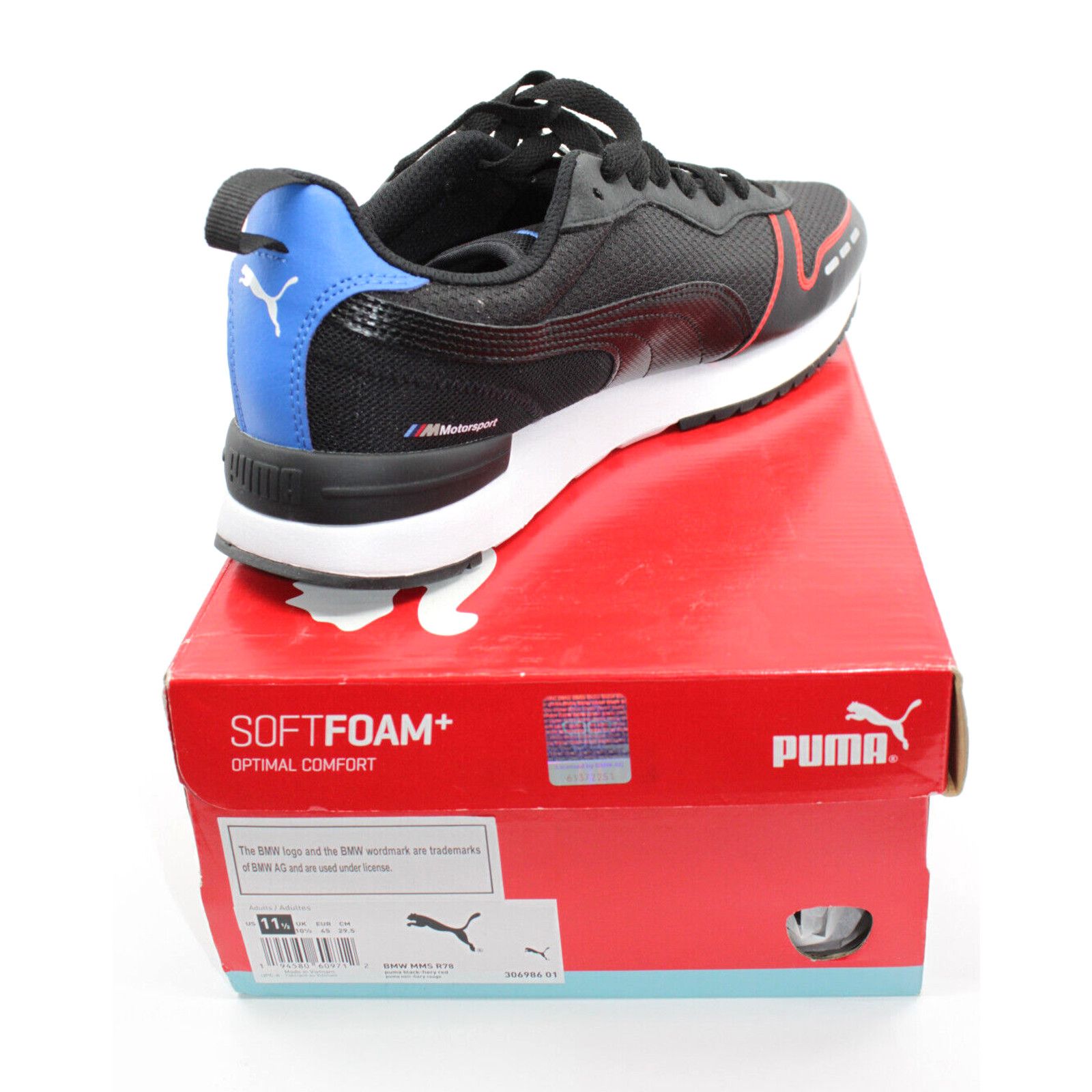 Puma PUMA BMW Black MMS R78 Driving M SPORT Race Shoes Sz 11.5 Size US 11.5 / EU 44-45 - 2 Thumbnail