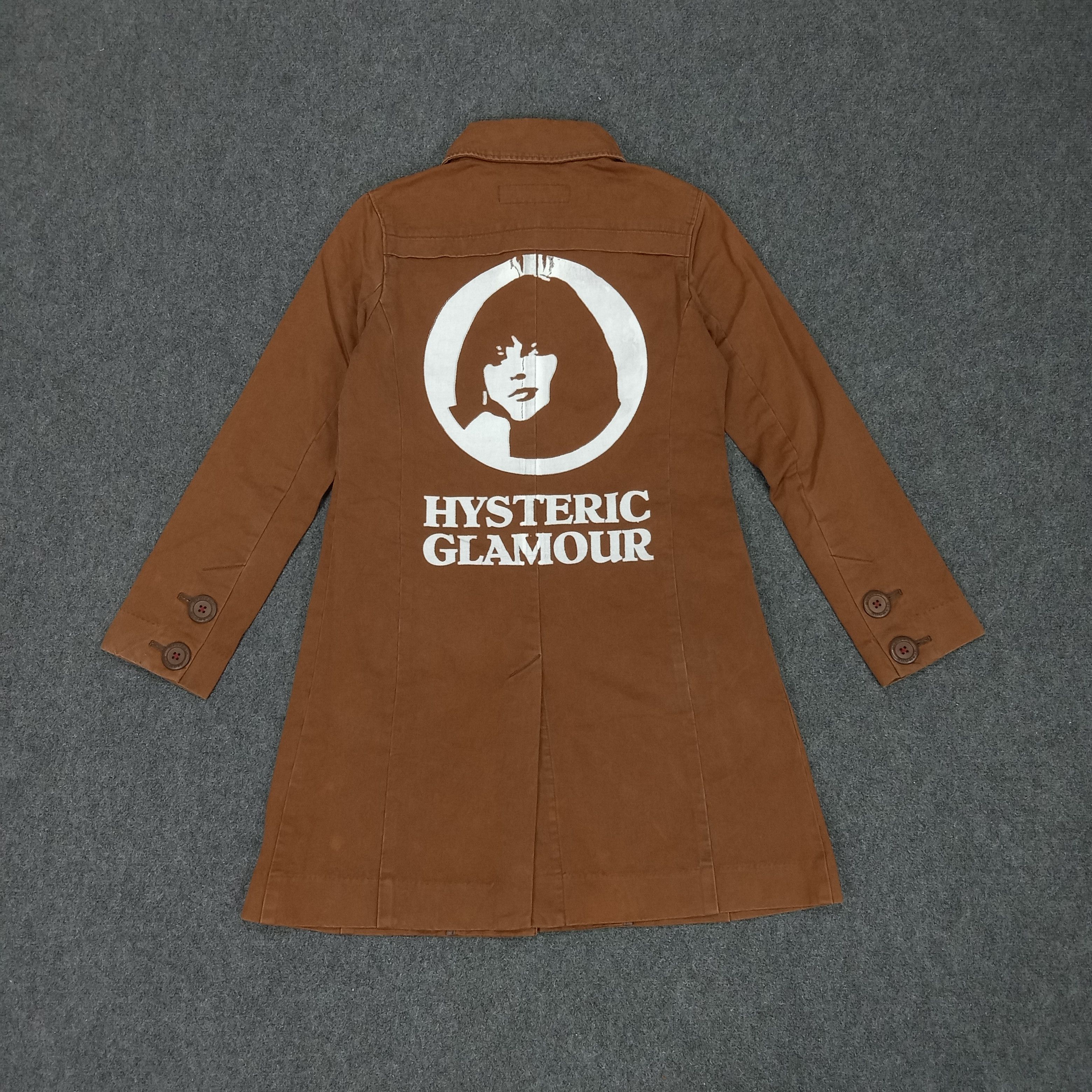 Hysteric Glamour Hysteric Glamour Japanese Brand Custom Art Trench Jacket Size US XS / EU 42 / 0 - 1 Thumbnail