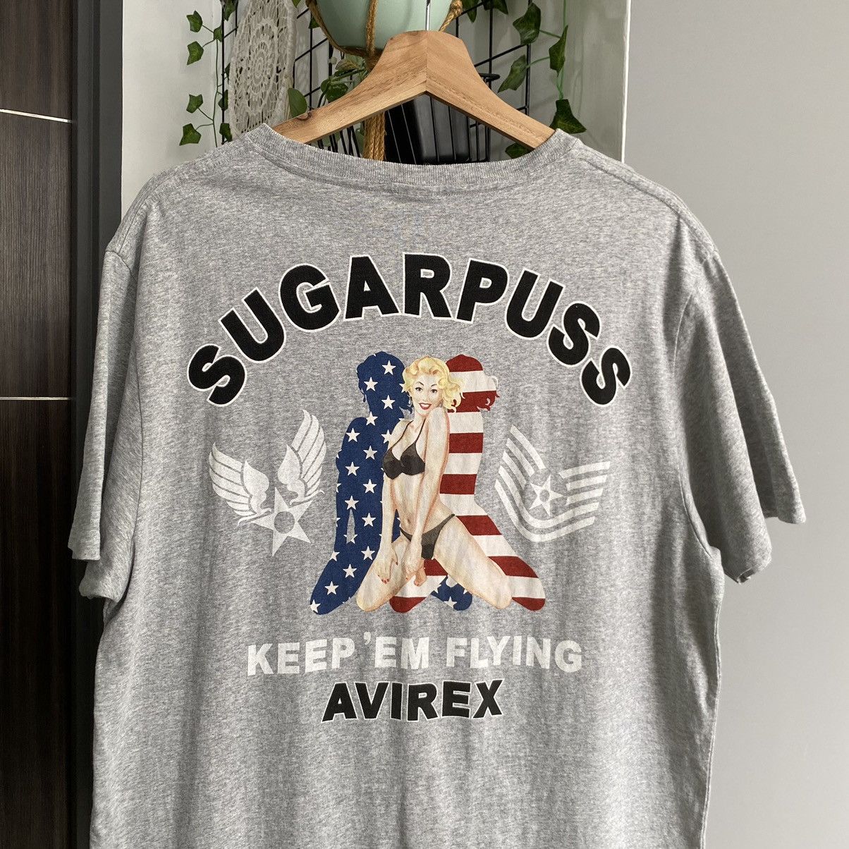 Avirex Vintage Avirex US Air Force ERD PORNSTAR GRUNGE TEE Size US XL / EU 56 / 4 - 2 Thumbnail